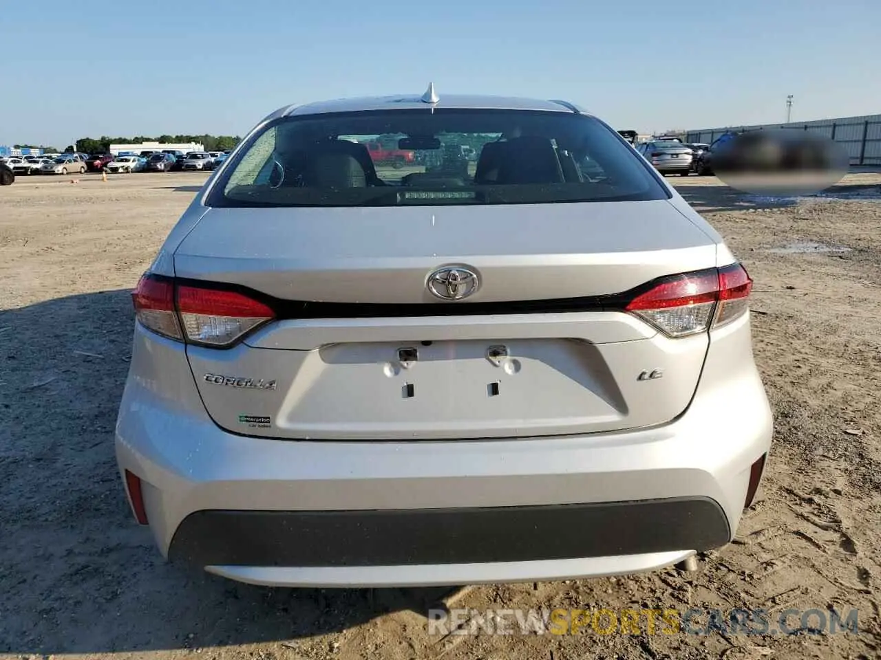 6 Photograph of a damaged car 5YFEPMAE0NP285511 TOYOTA COROLLA 2022
