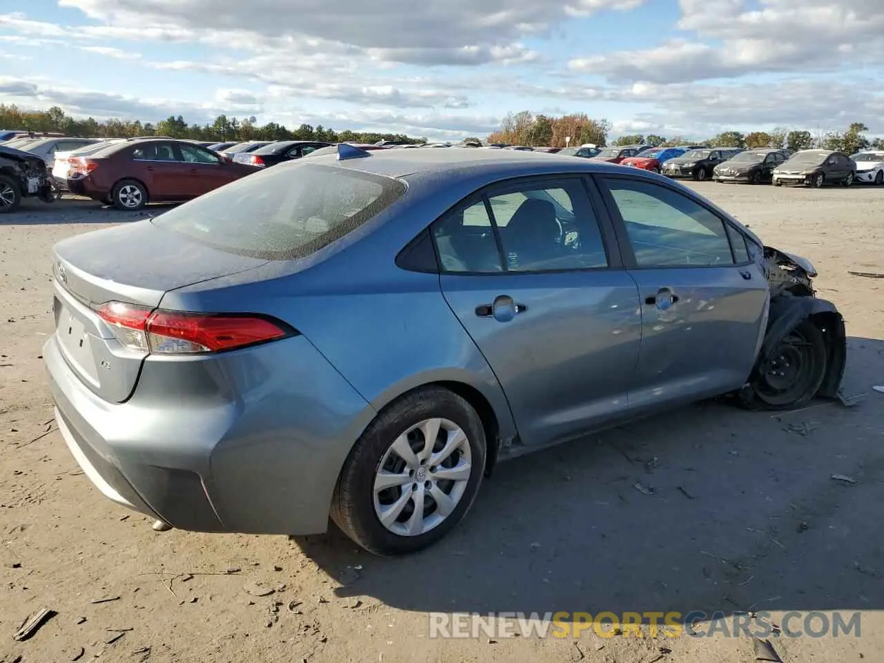 3 Photograph of a damaged car 5YFEPMAE0NP301402 TOYOTA COROLLA 2022