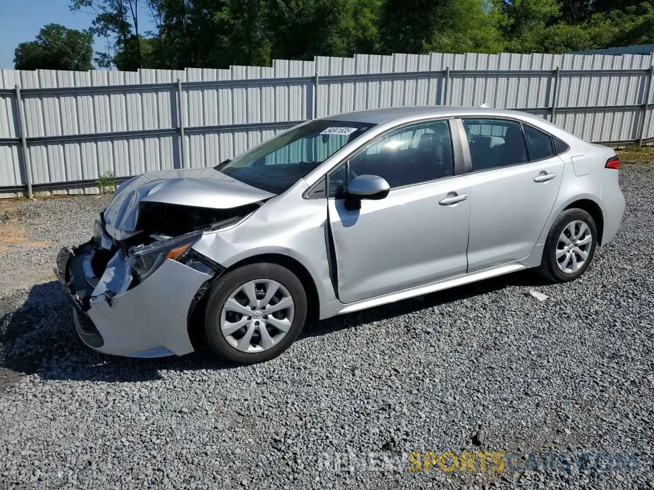 1 Photograph of a damaged car 5YFEPMAE0NP302856 TOYOTA COROLLA 2022