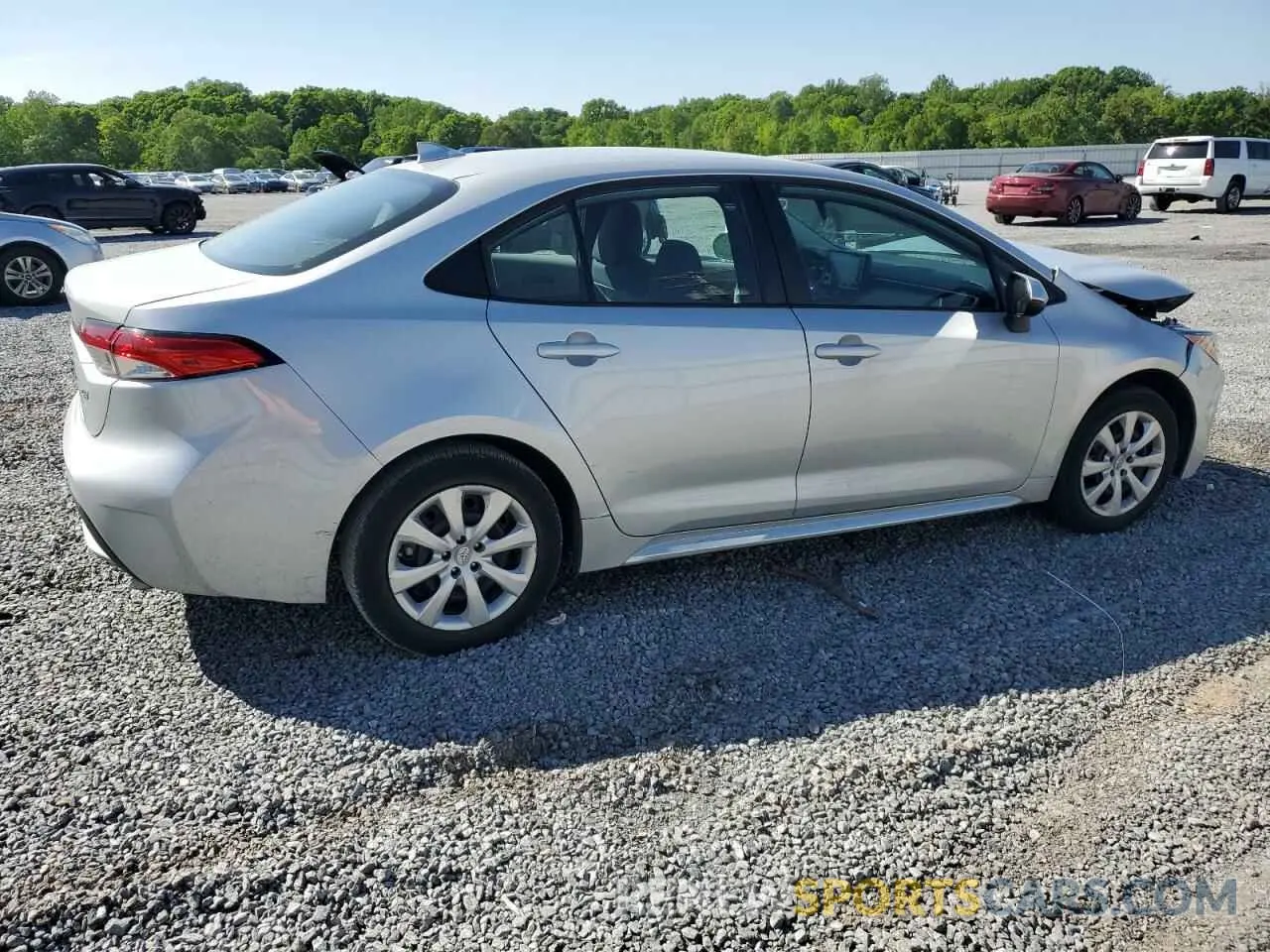 3 Photograph of a damaged car 5YFEPMAE0NP302856 TOYOTA COROLLA 2022