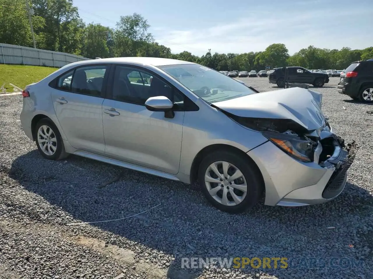 4 Photograph of a damaged car 5YFEPMAE0NP302856 TOYOTA COROLLA 2022