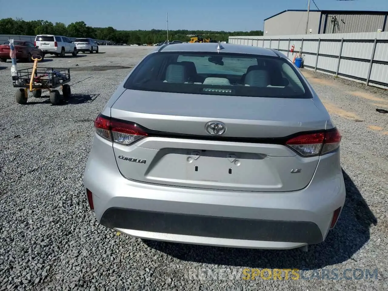 6 Photograph of a damaged car 5YFEPMAE0NP302856 TOYOTA COROLLA 2022