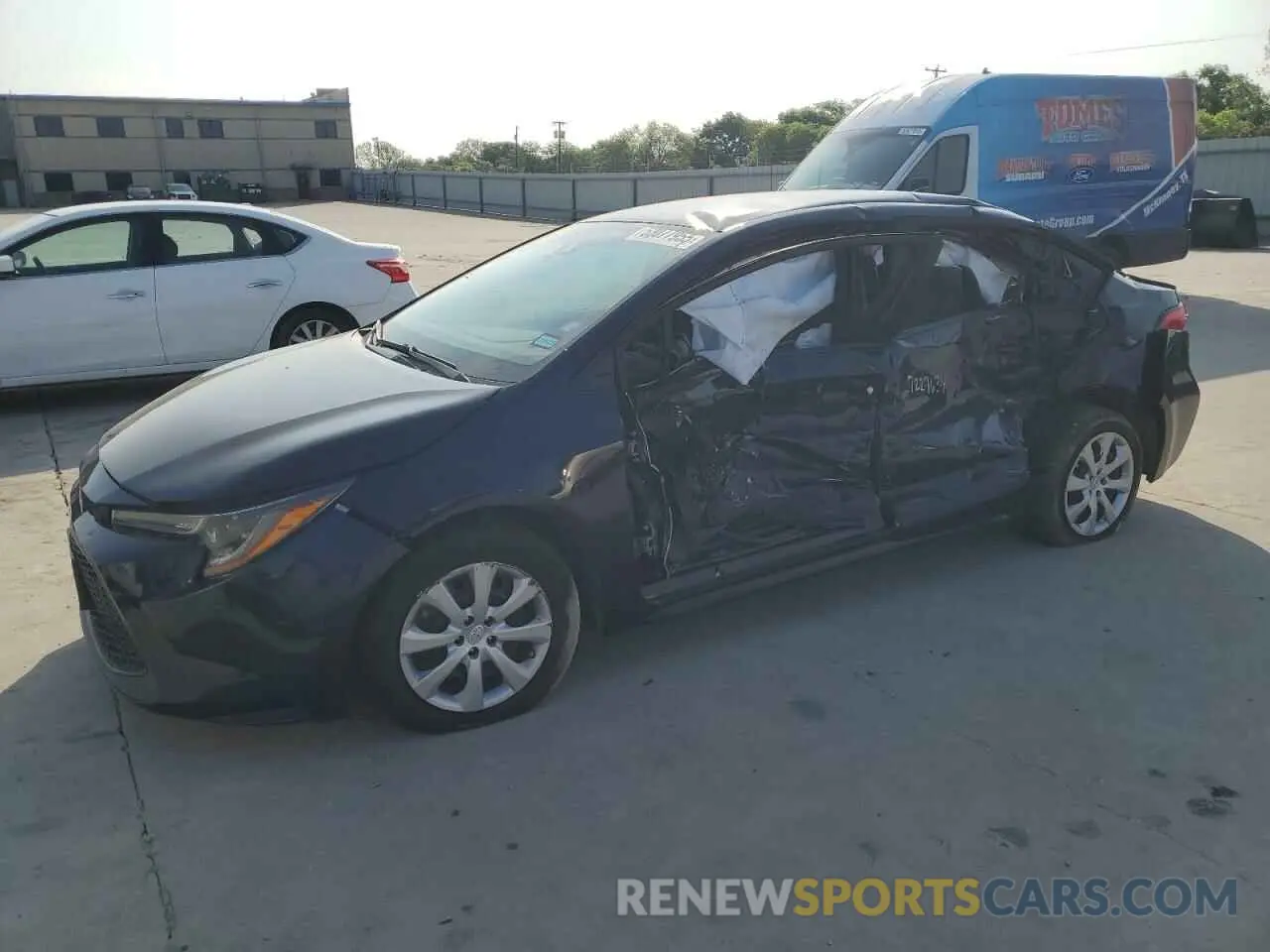1 Photograph of a damaged car 5YFEPMAE0NP314795 TOYOTA COROLLA 2022