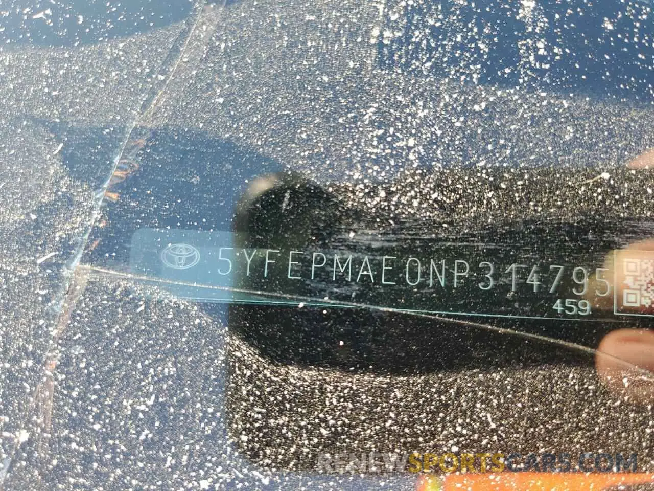 12 Photograph of a damaged car 5YFEPMAE0NP314795 TOYOTA COROLLA 2022