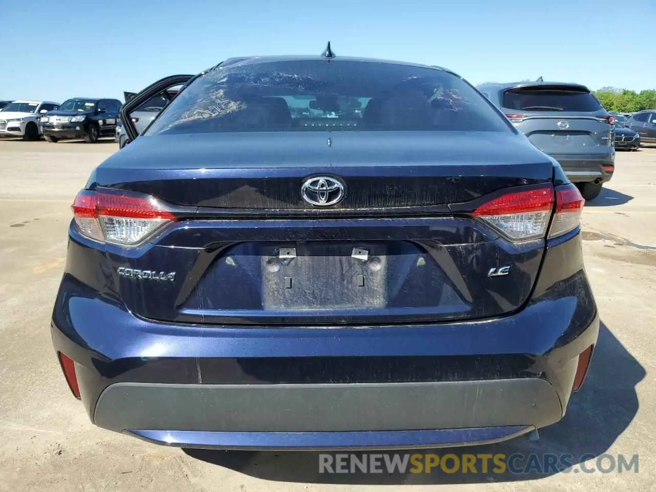 6 Photograph of a damaged car 5YFEPMAE0NP314795 TOYOTA COROLLA 2022