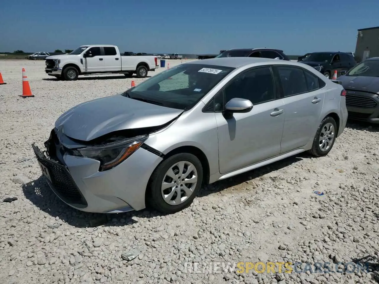 1 Photograph of a damaged car 5YFEPMAE0NP322184 TOYOTA COROLLA 2022