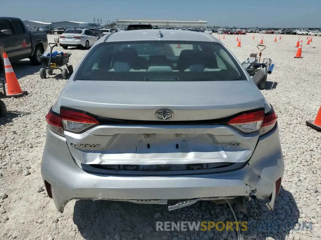 6 Photograph of a damaged car 5YFEPMAE0NP322184 TOYOTA COROLLA 2022