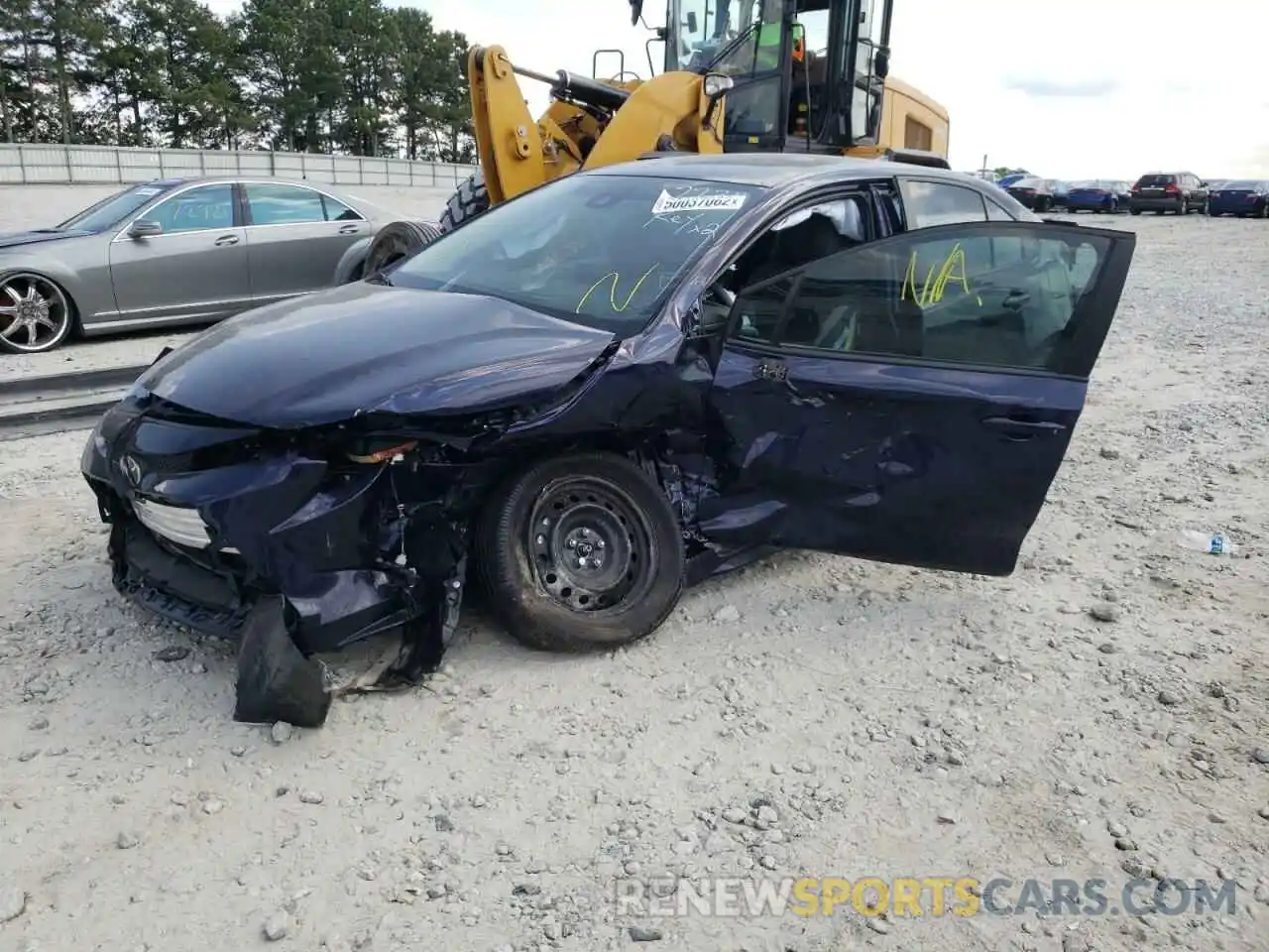 2 Photograph of a damaged car 5YFEPMAE0NP322234 TOYOTA COROLLA 2022