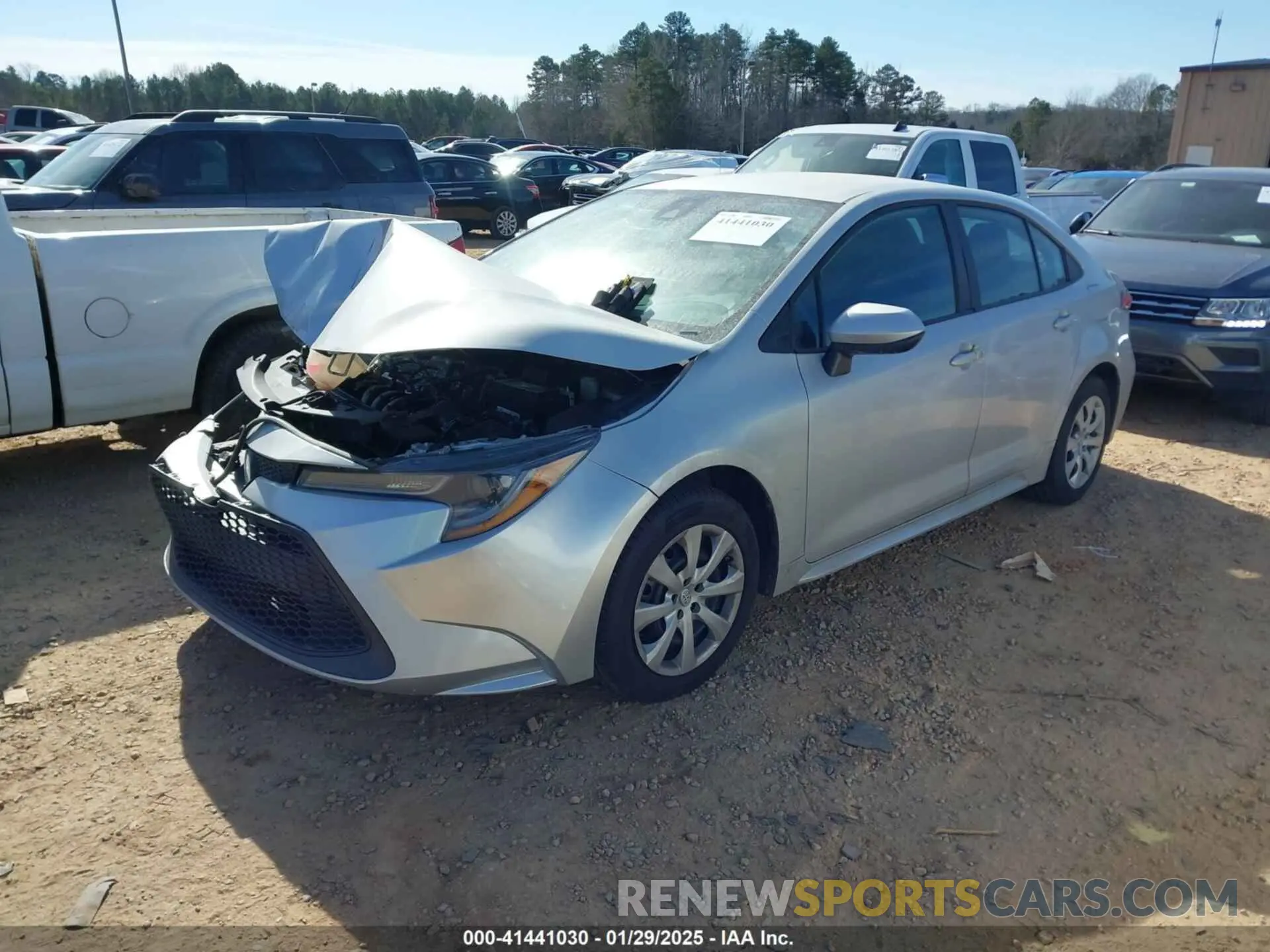 2 Photograph of a damaged car 5YFEPMAE0NP325540 TOYOTA COROLLA 2022
