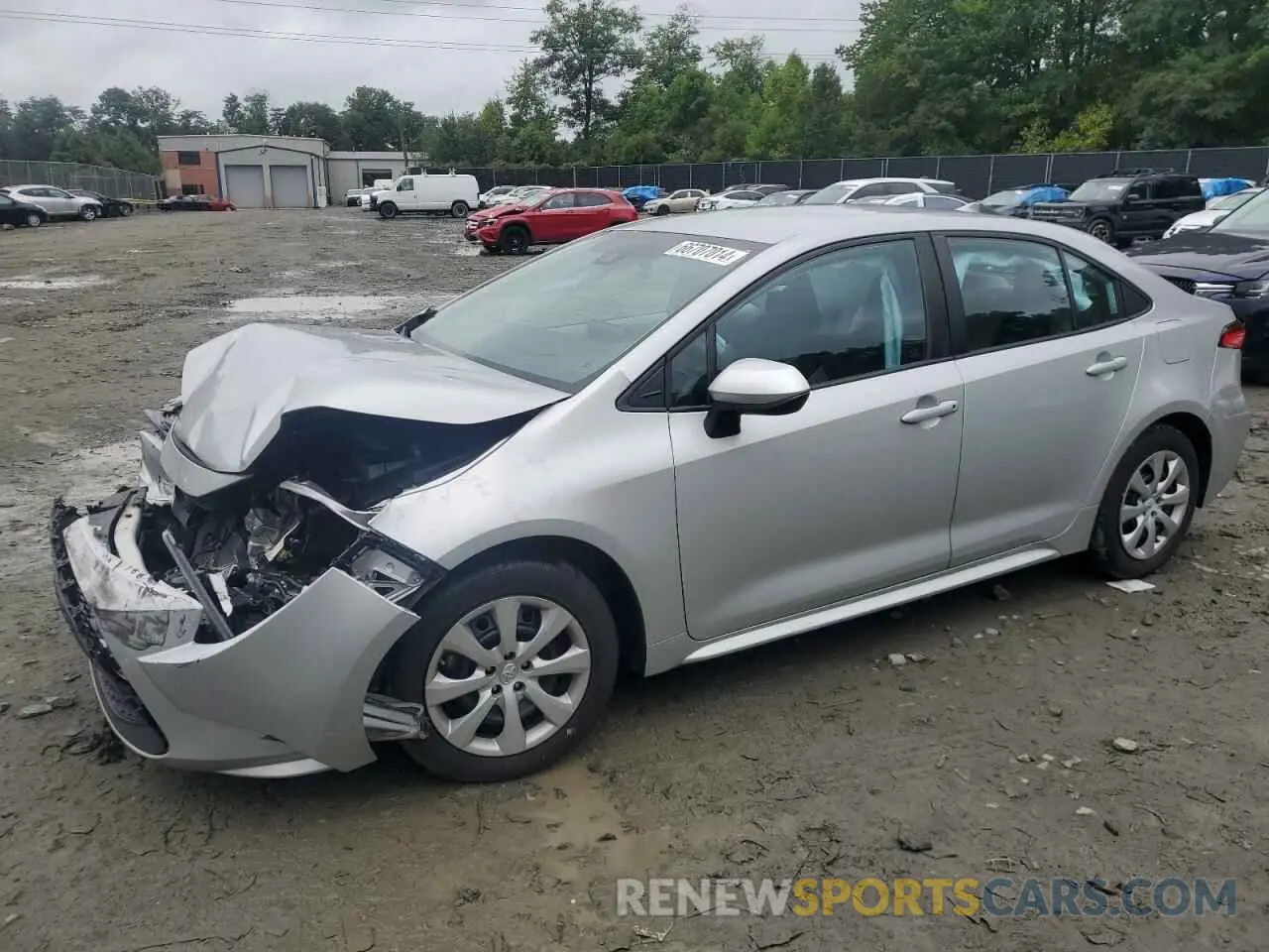 1 Photograph of a damaged car 5YFEPMAE0NP329281 TOYOTA COROLLA 2022