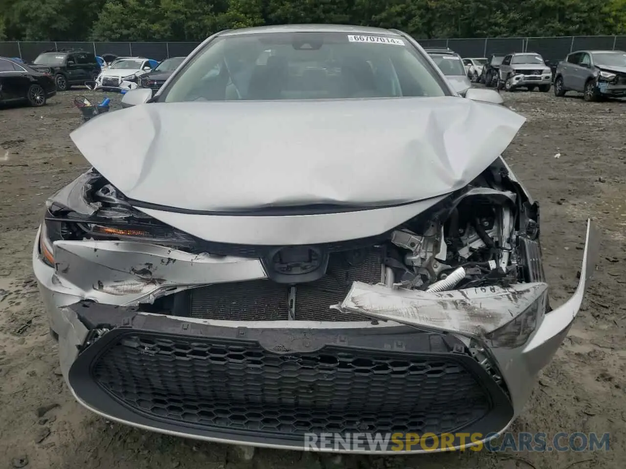 5 Photograph of a damaged car 5YFEPMAE0NP329281 TOYOTA COROLLA 2022