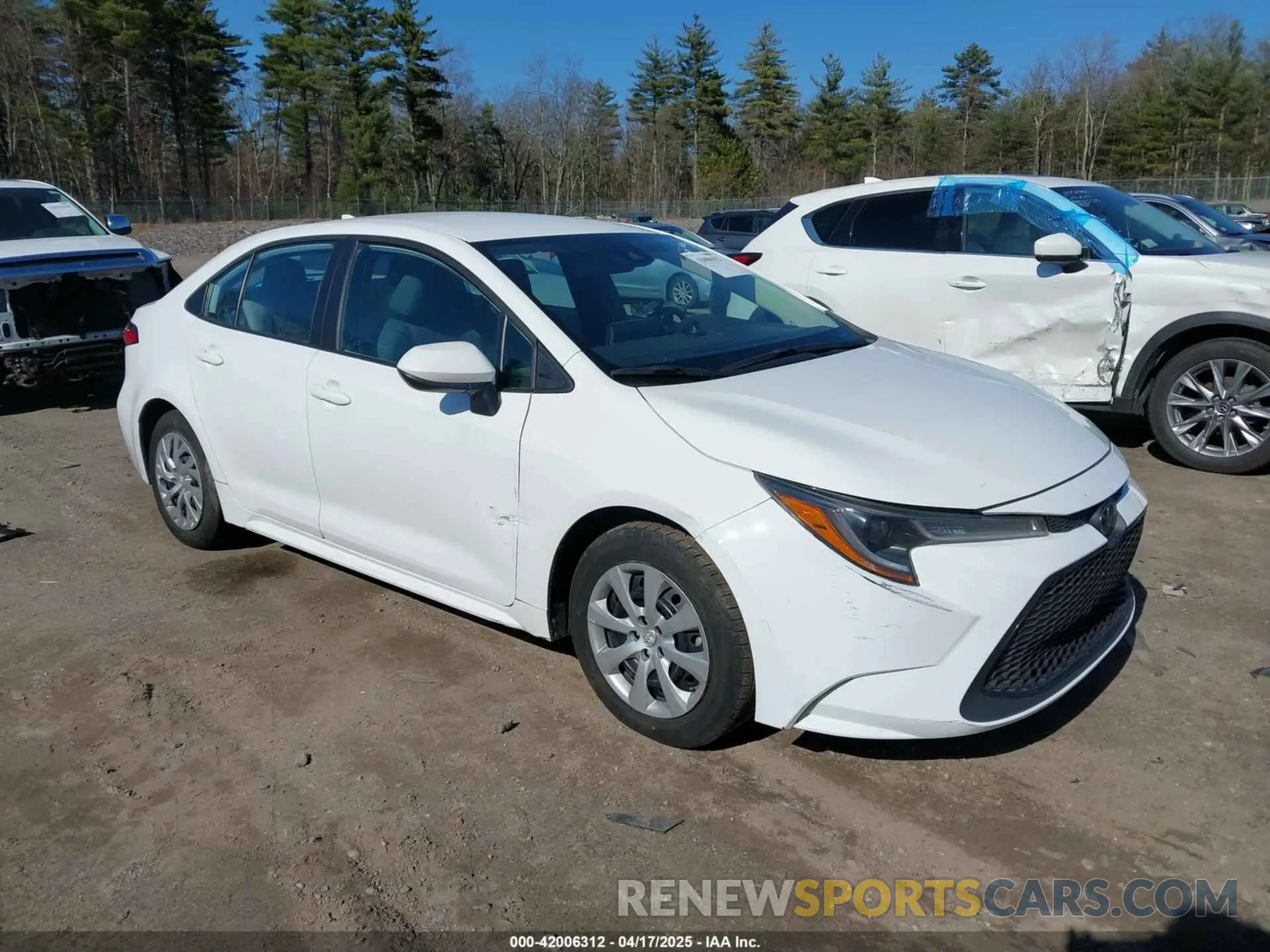 1 Photograph of a damaged car 5YFEPMAE0NP340815 TOYOTA COROLLA 2022