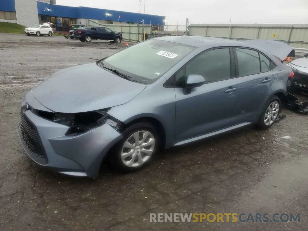 1 Photograph of a damaged car 5YFEPMAE0NP350678 TOYOTA COROLLA 2022
