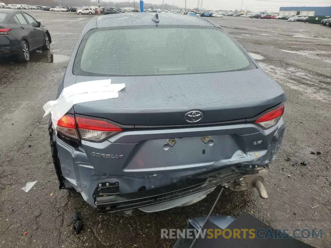 6 Photograph of a damaged car 5YFEPMAE0NP350678 TOYOTA COROLLA 2022