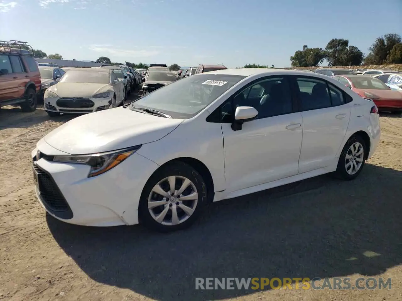 1 Photograph of a damaged car 5YFEPMAE0NP355038 TOYOTA COROLLA 2022