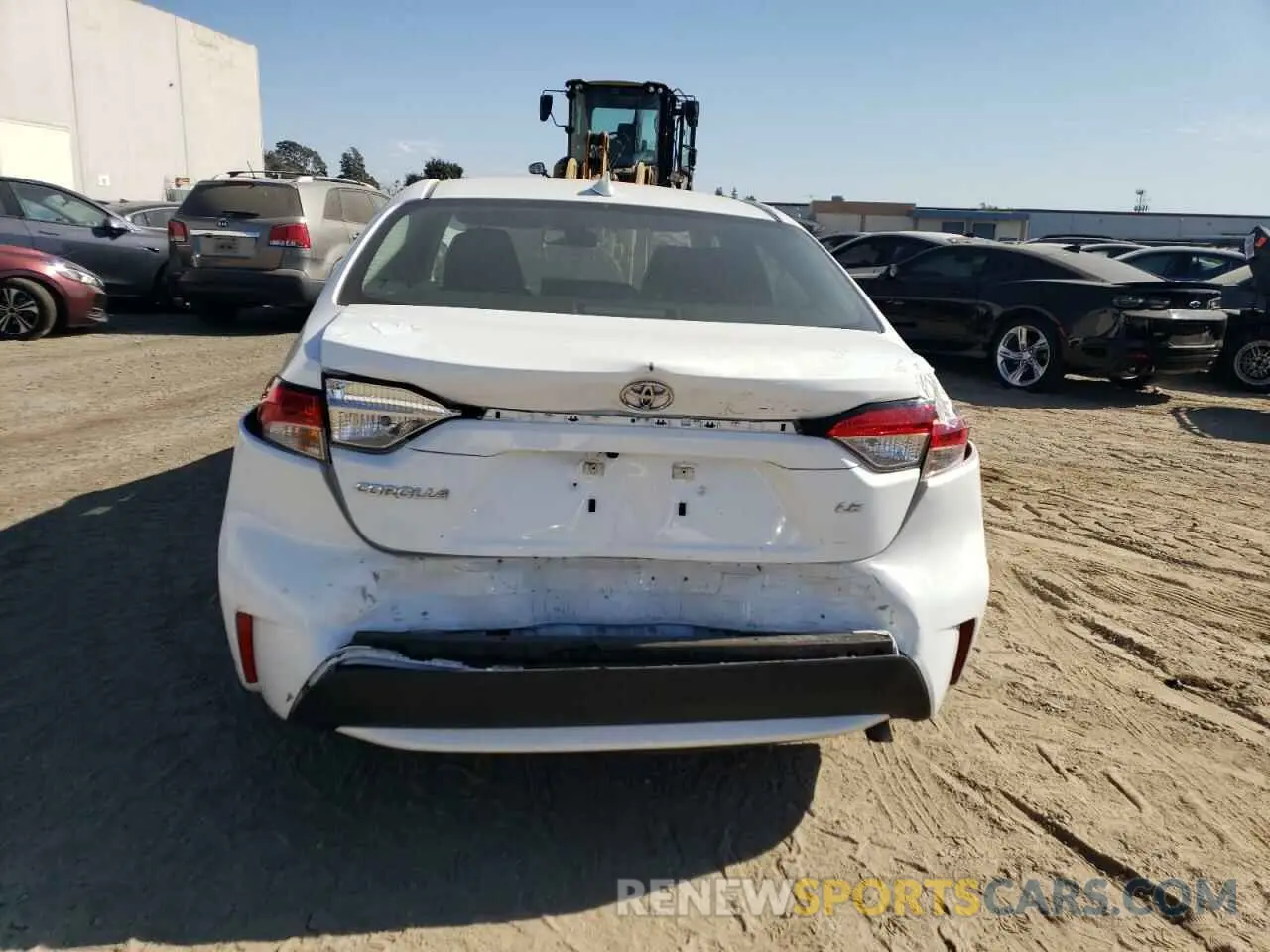 6 Photograph of a damaged car 5YFEPMAE0NP355038 TOYOTA COROLLA 2022