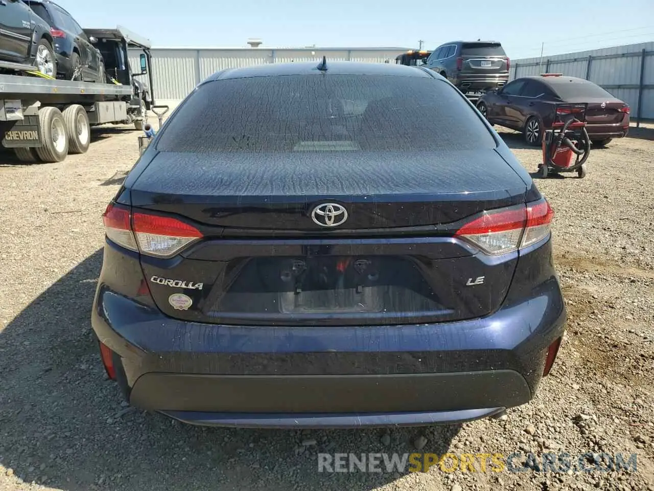 6 Photograph of a damaged car 5YFEPMAE0NP361633 TOYOTA COROLLA 2022