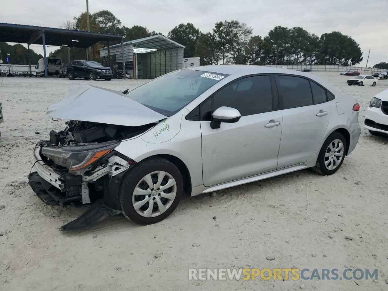 1 Photograph of a damaged car 5YFEPMAE0NP363267 TOYOTA COROLLA 2022
