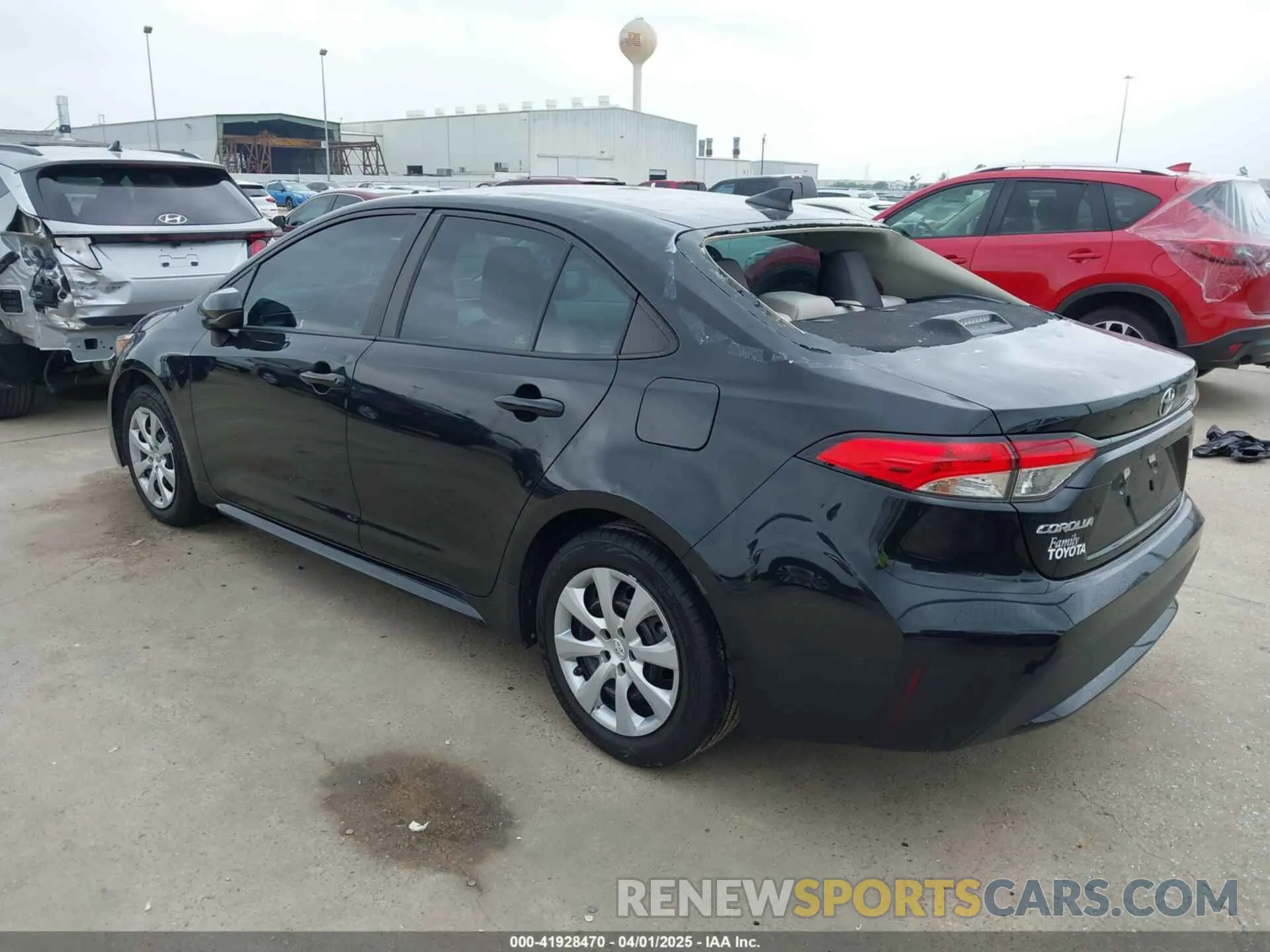 3 Photograph of a damaged car 5YFEPMAE0NP369893 TOYOTA COROLLA 2022