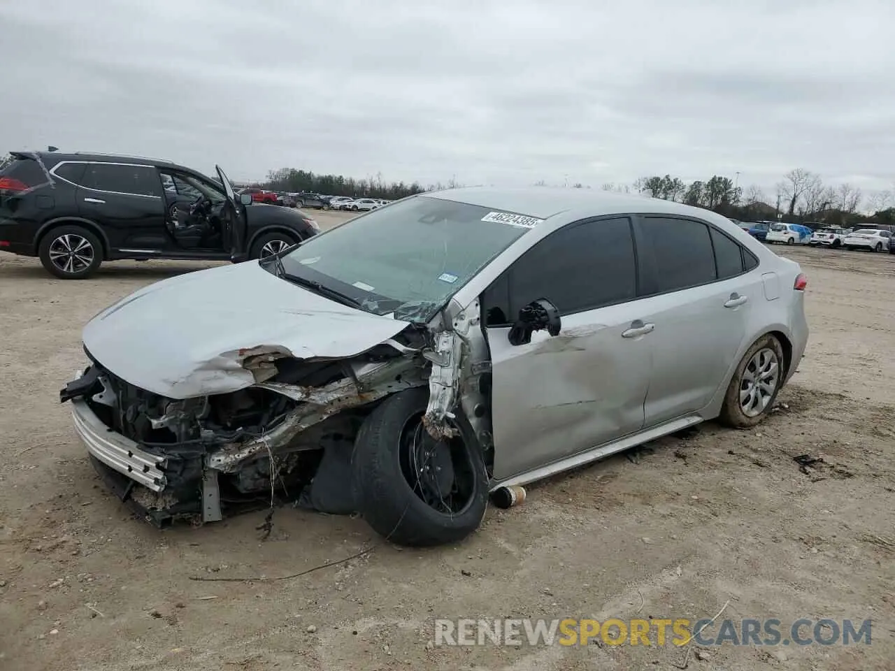 1 Photograph of a damaged car 5YFEPMAE0NP374107 TOYOTA COROLLA 2022