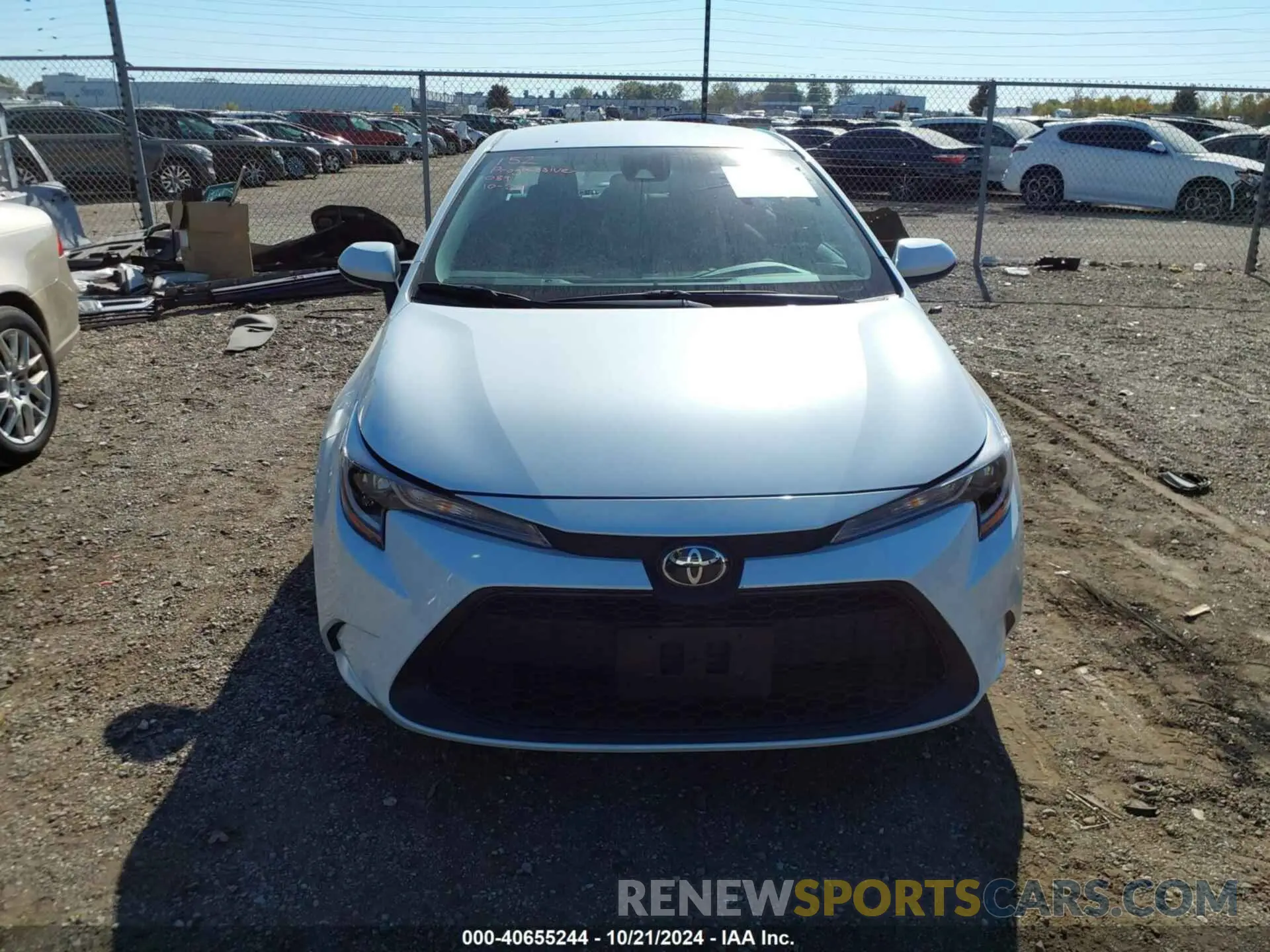 12 Photograph of a damaged car 5YFEPMAE0NP375211 TOYOTA COROLLA 2022