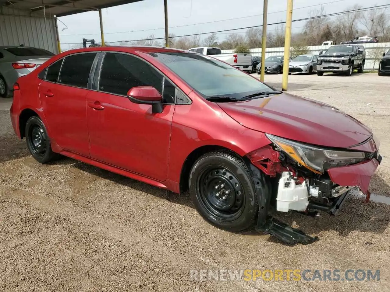 4 Photograph of a damaged car 5YFEPMAE0NP381915 TOYOTA COROLLA 2022