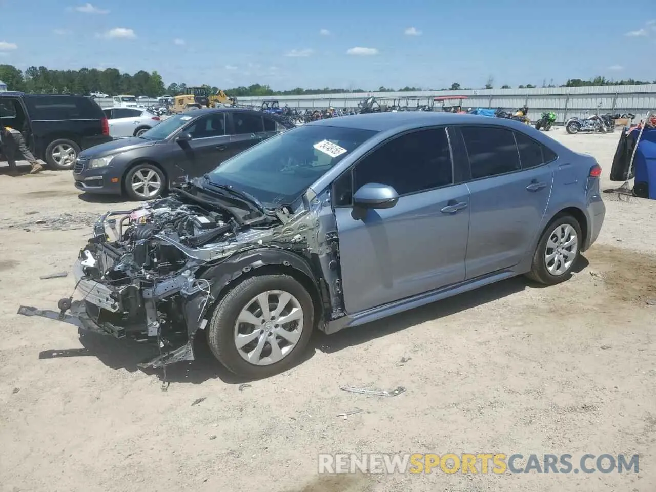 1 Photograph of a damaged car 5YFEPMAE0NP388976 TOYOTA COROLLA 2022