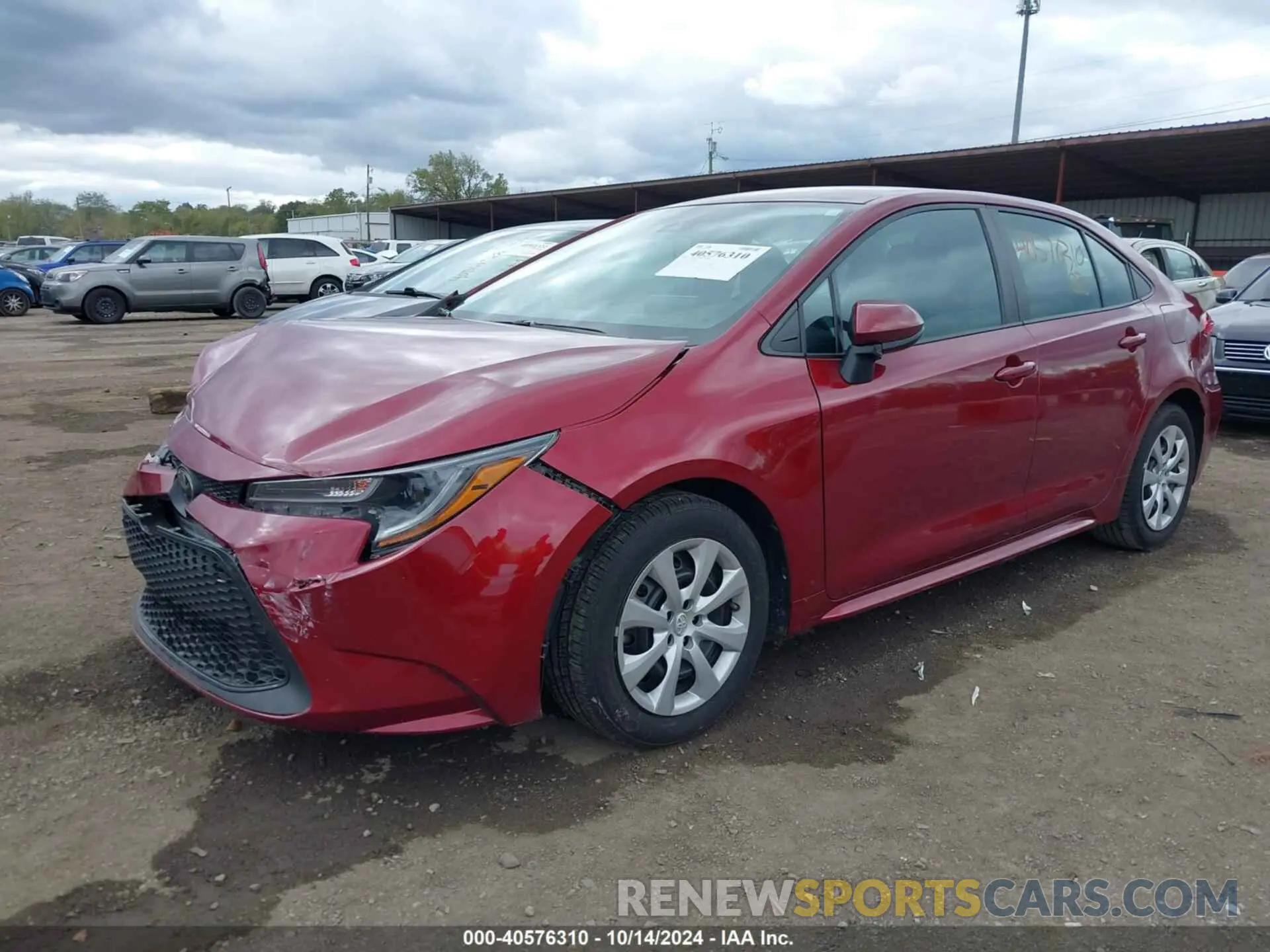 2 Photograph of a damaged car 5YFEPMAE1NP279409 TOYOTA COROLLA 2022