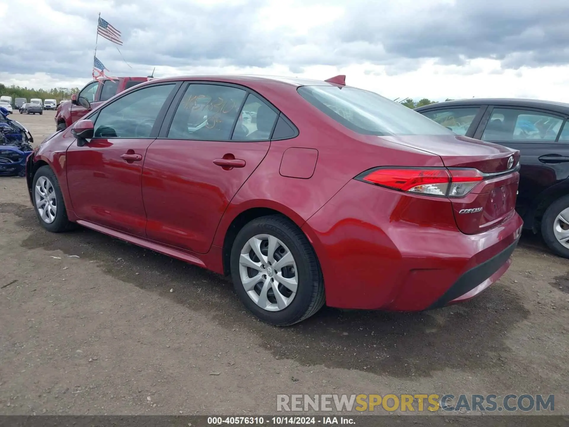 3 Photograph of a damaged car 5YFEPMAE1NP279409 TOYOTA COROLLA 2022