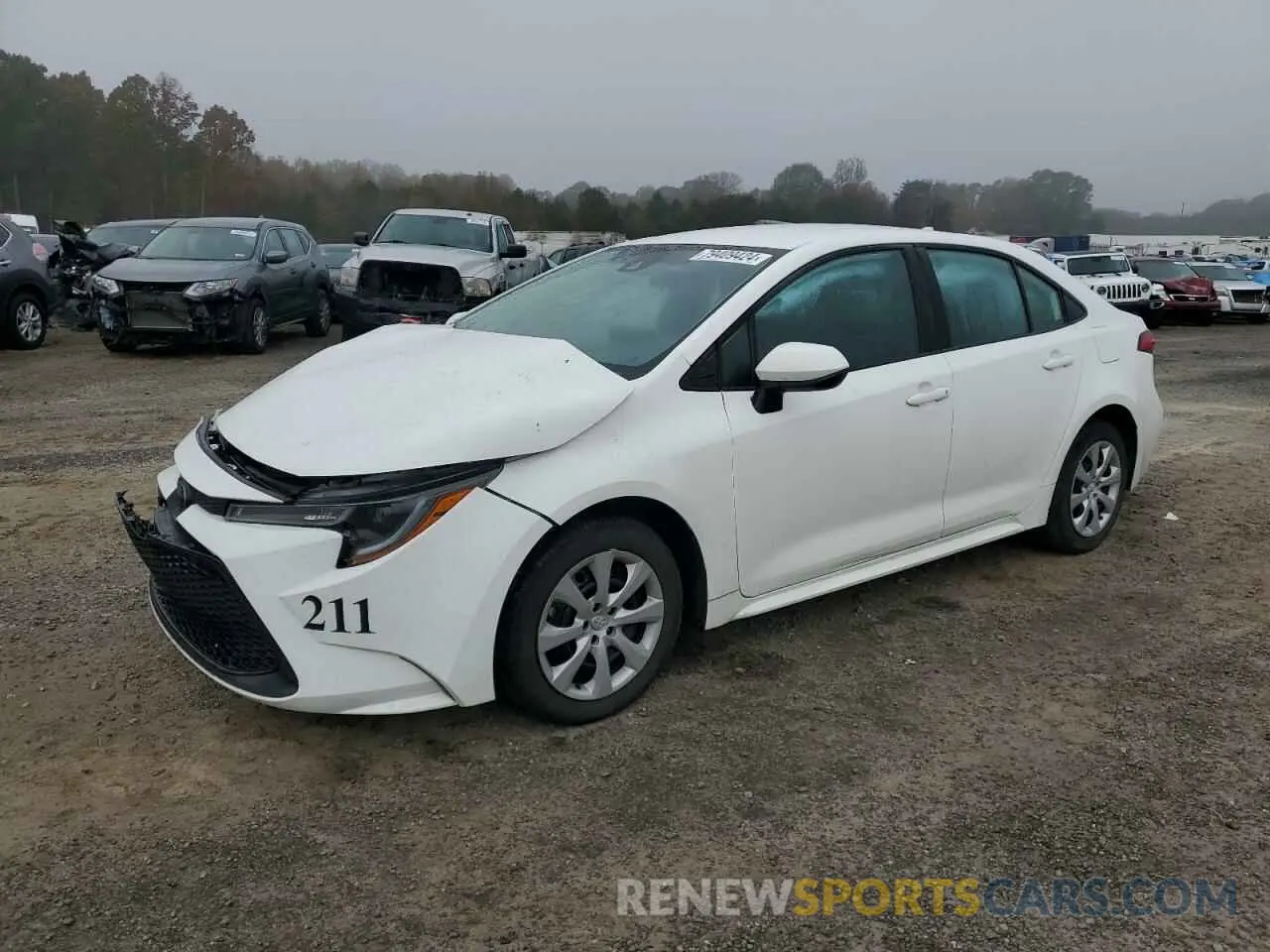 1 Photograph of a damaged car 5YFEPMAE1NP281256 TOYOTA COROLLA 2022