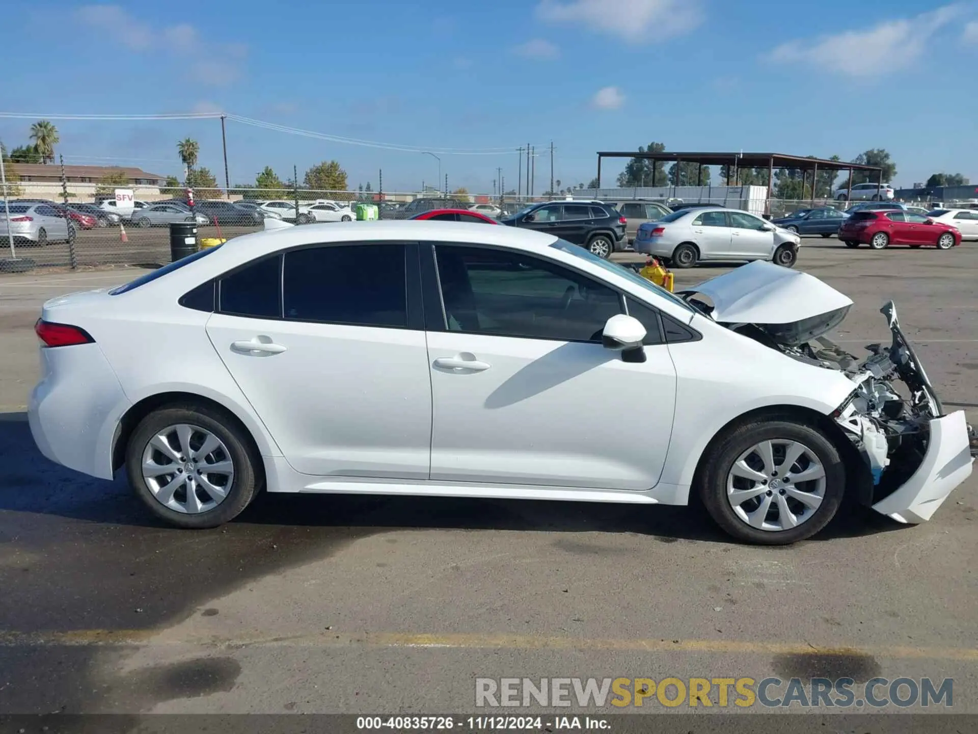 13 Photograph of a damaged car 5YFEPMAE1NP292919 TOYOTA COROLLA 2022