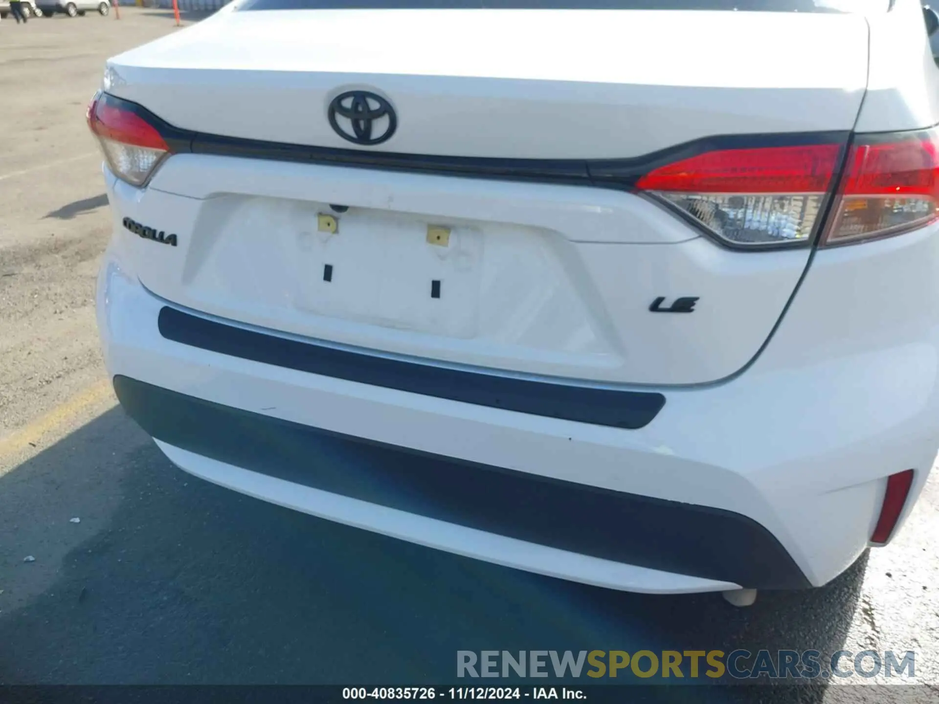 20 Photograph of a damaged car 5YFEPMAE1NP292919 TOYOTA COROLLA 2022