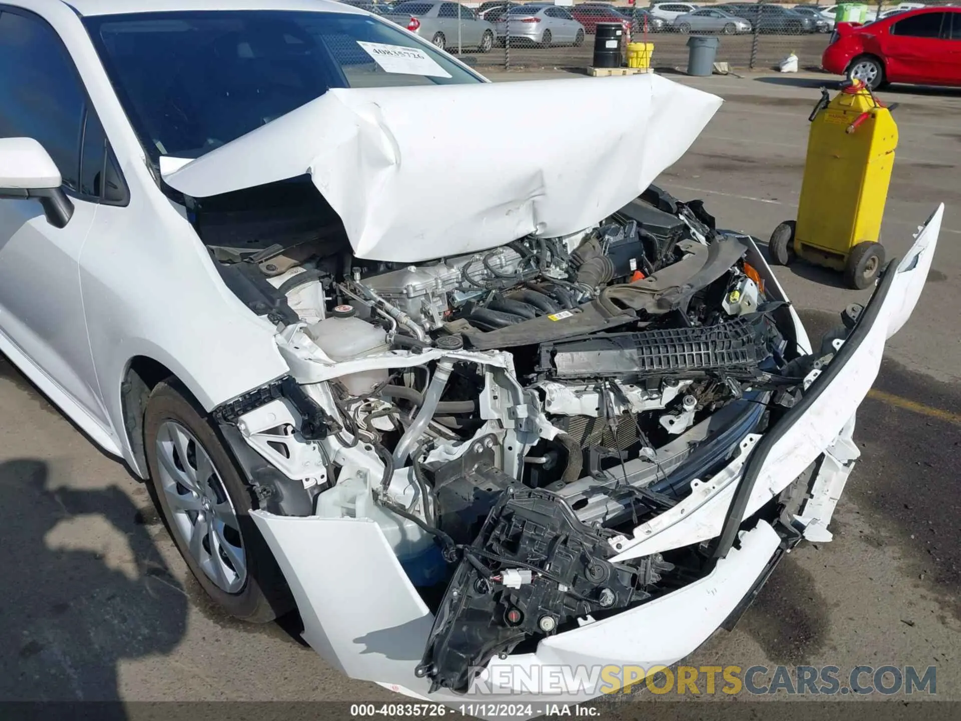 6 Photograph of a damaged car 5YFEPMAE1NP292919 TOYOTA COROLLA 2022