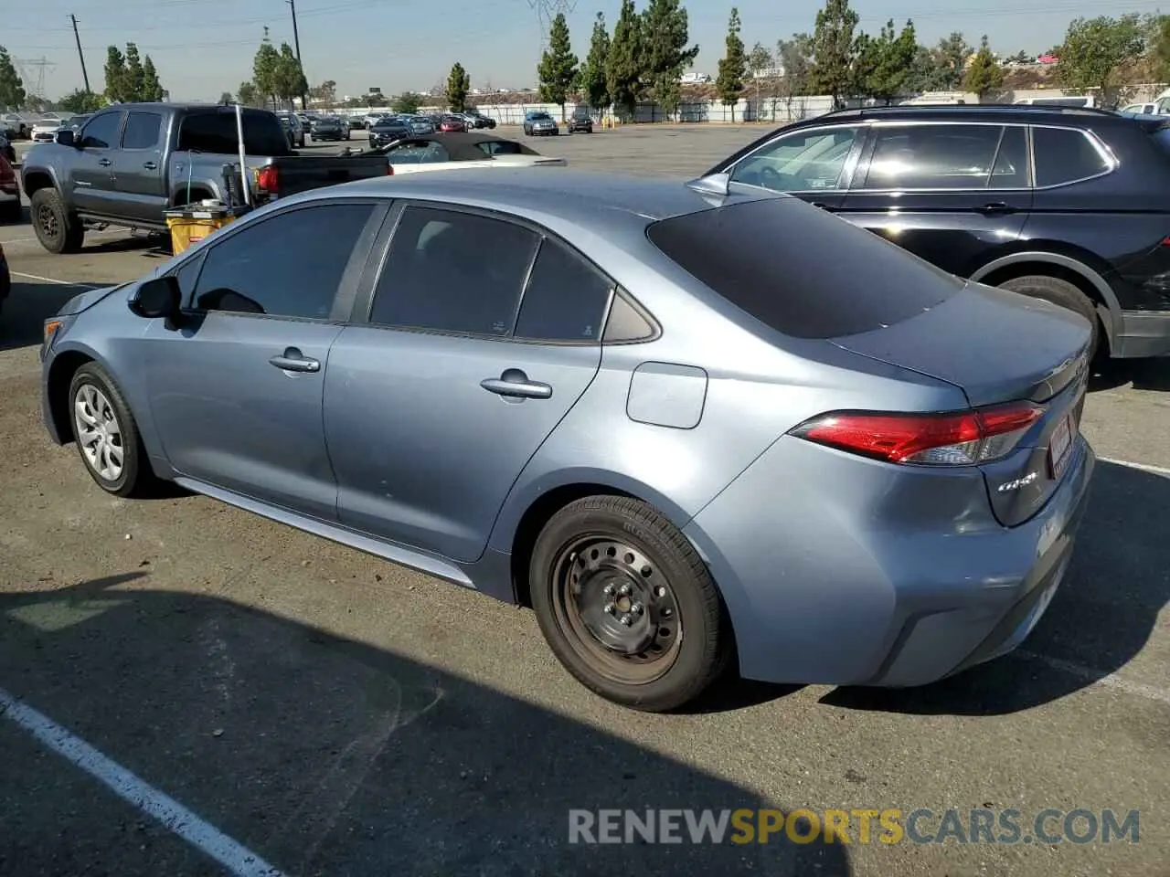 2 Photograph of a damaged car 5YFEPMAE1NP295593 TOYOTA COROLLA 2022