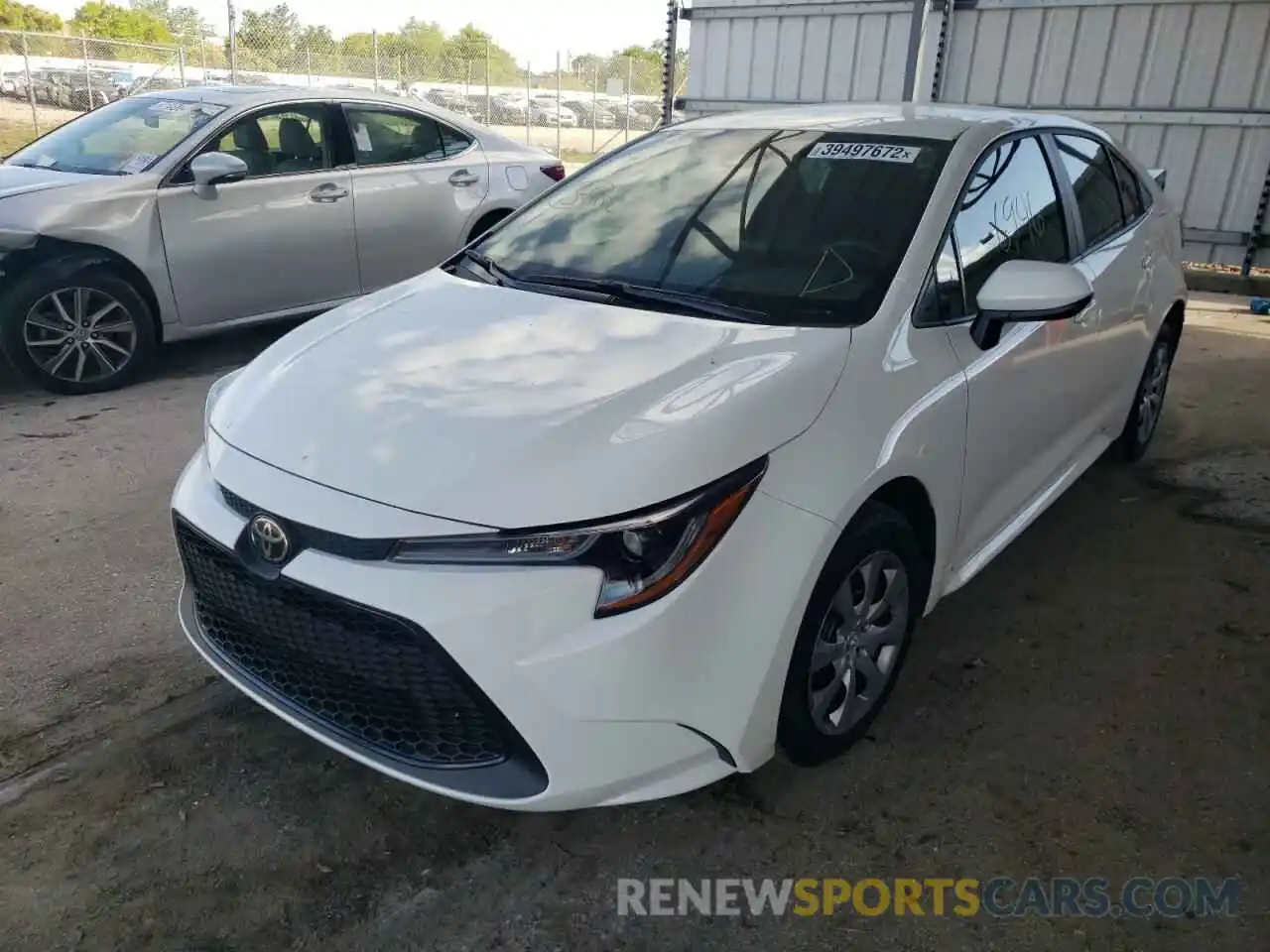 2 Photograph of a damaged car 5YFEPMAE1NP297179 TOYOTA COROLLA 2022