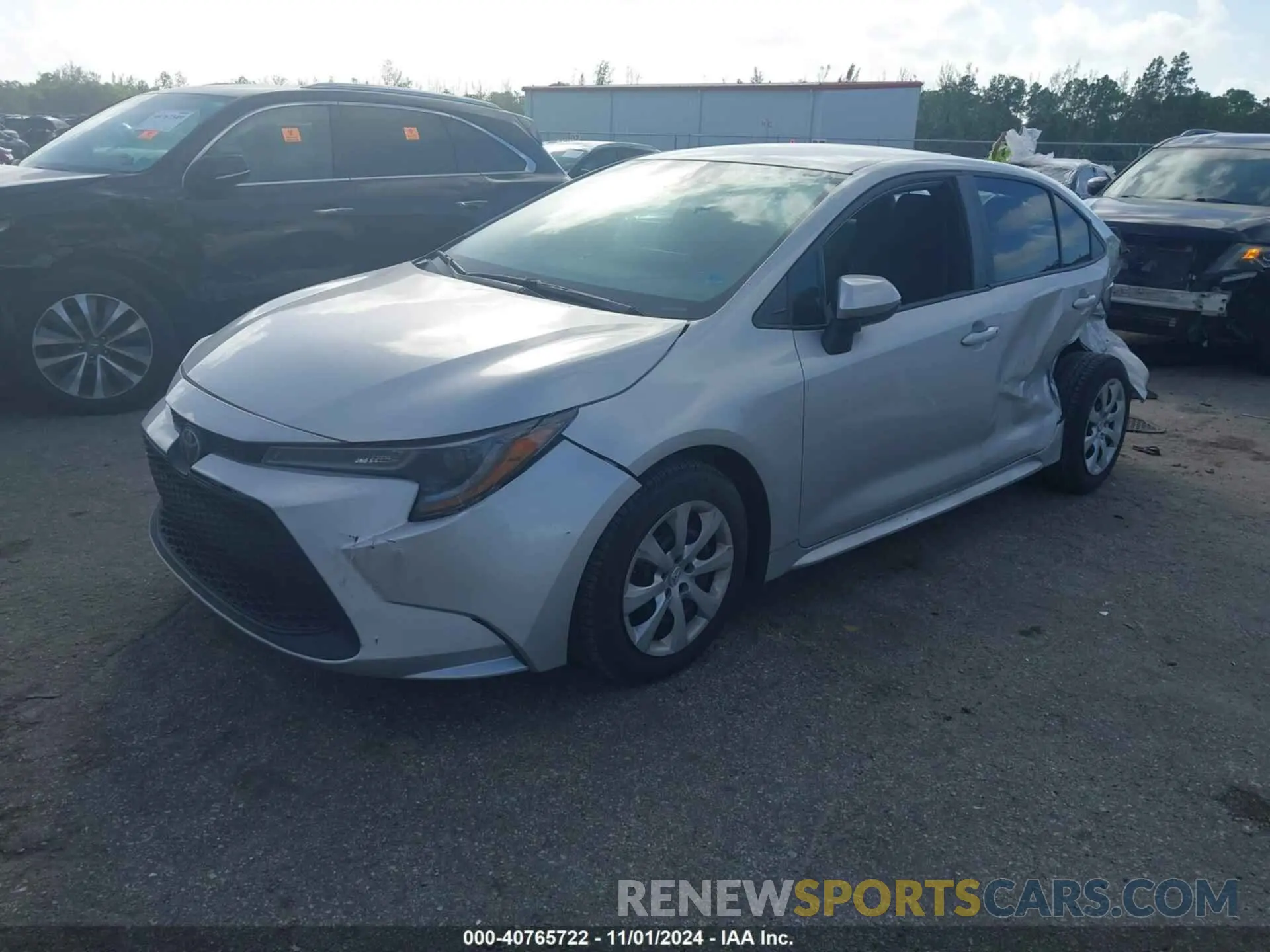 2 Photograph of a damaged car 5YFEPMAE1NP298414 TOYOTA COROLLA 2022
