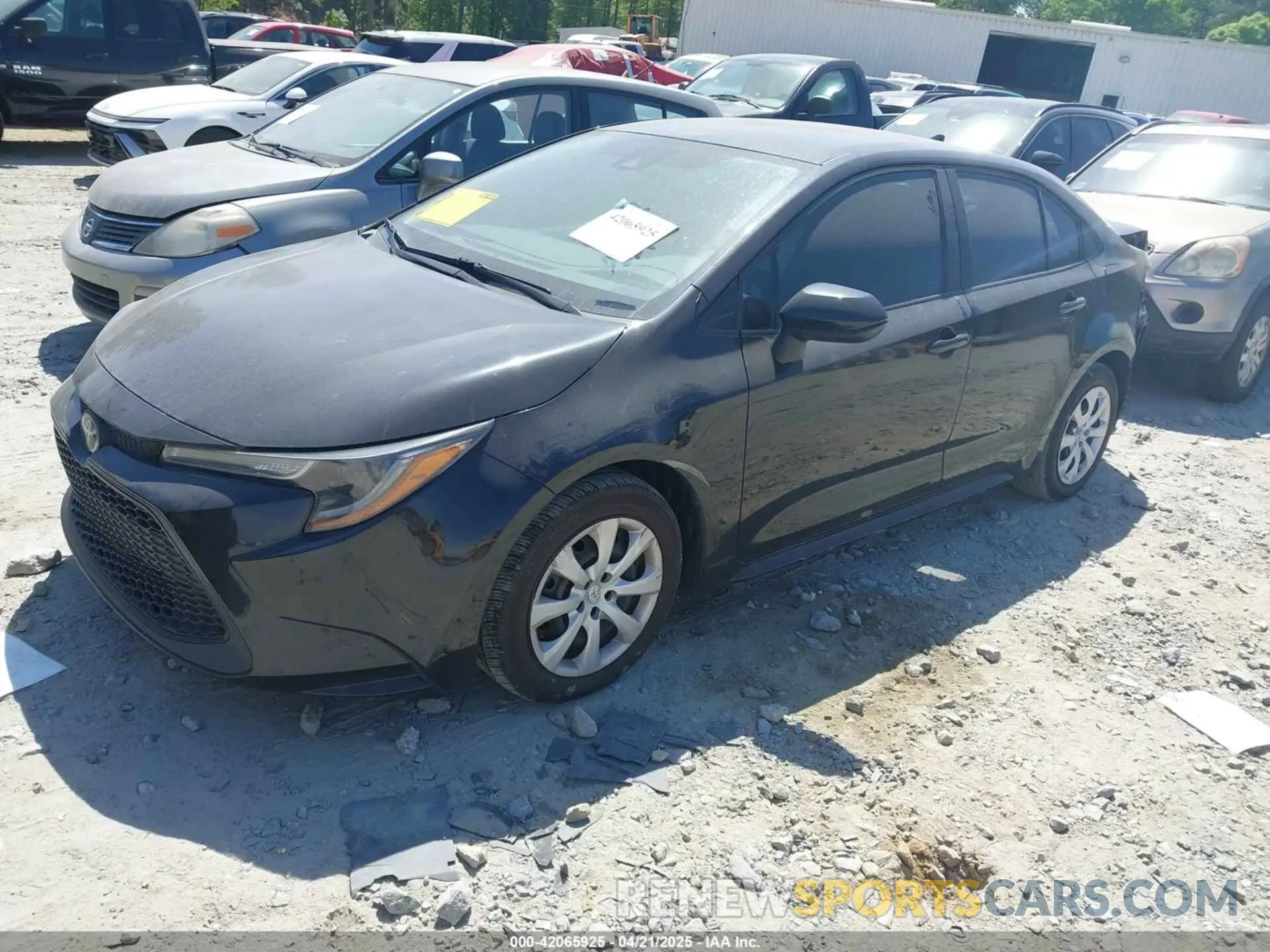 2 Photograph of a damaged car 5YFEPMAE1NP312506 TOYOTA COROLLA 2022