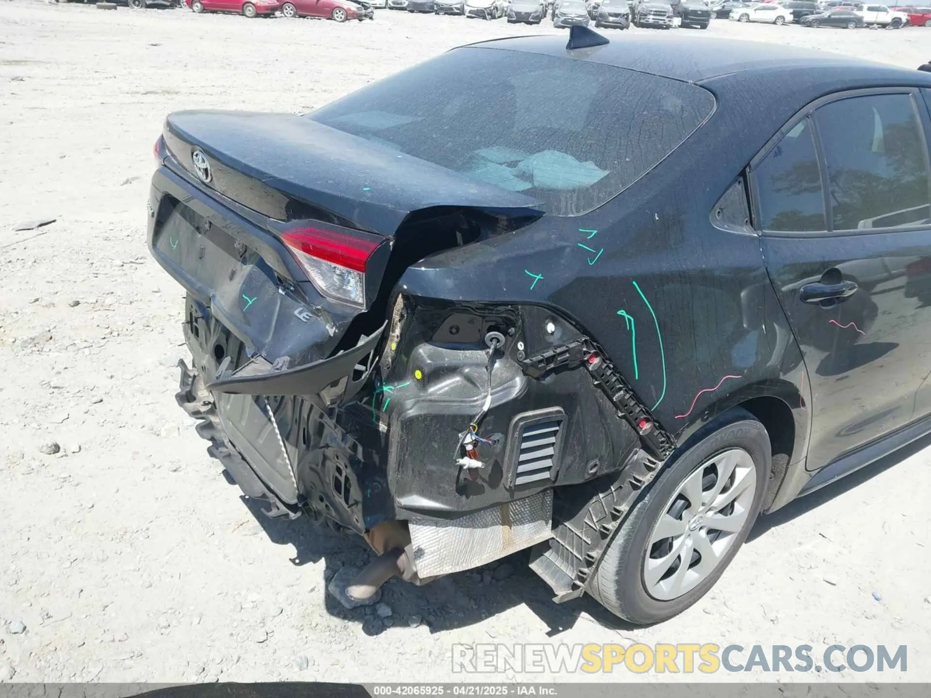 6 Photograph of a damaged car 5YFEPMAE1NP312506 TOYOTA COROLLA 2022