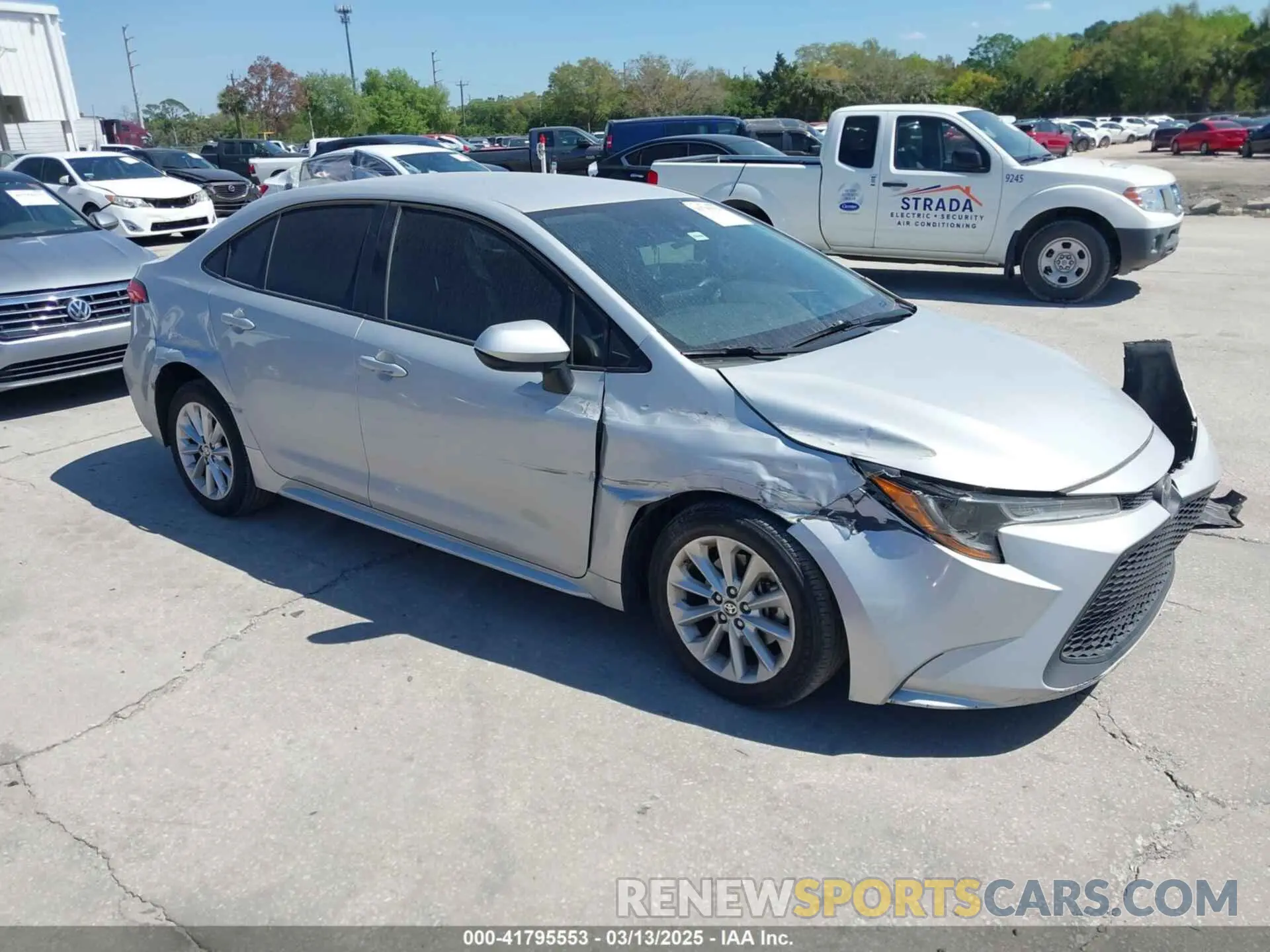 1 Photograph of a damaged car 5YFEPMAE1NP314241 TOYOTA COROLLA 2022