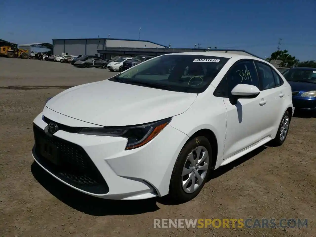 2 Photograph of a damaged car 5YFEPMAE1NP318578 TOYOTA COROLLA 2022