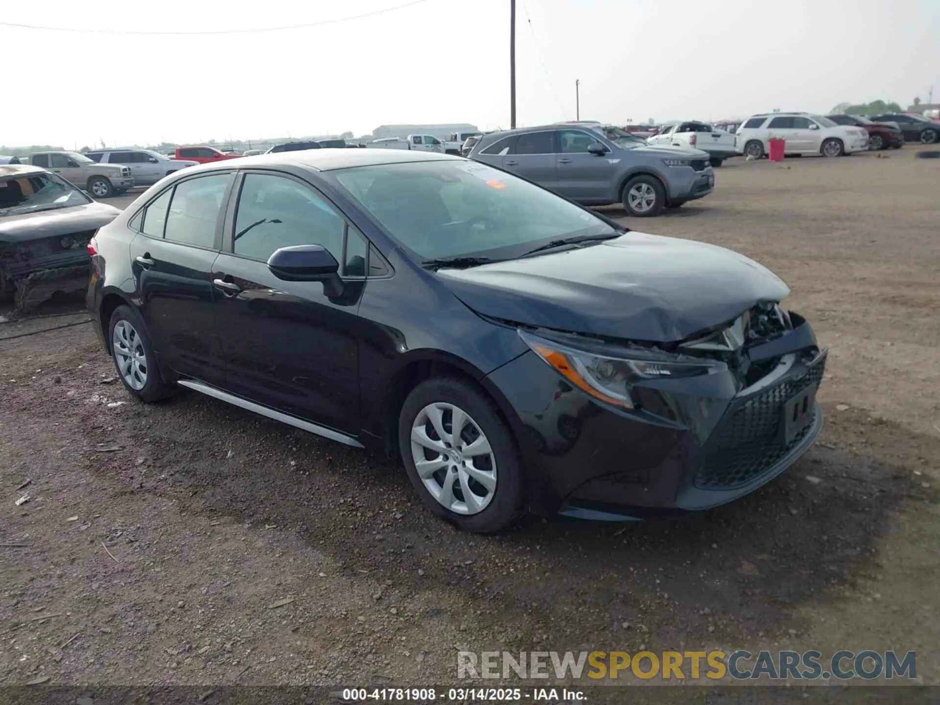 1 Photograph of a damaged car 5YFEPMAE1NP321920 TOYOTA COROLLA 2022