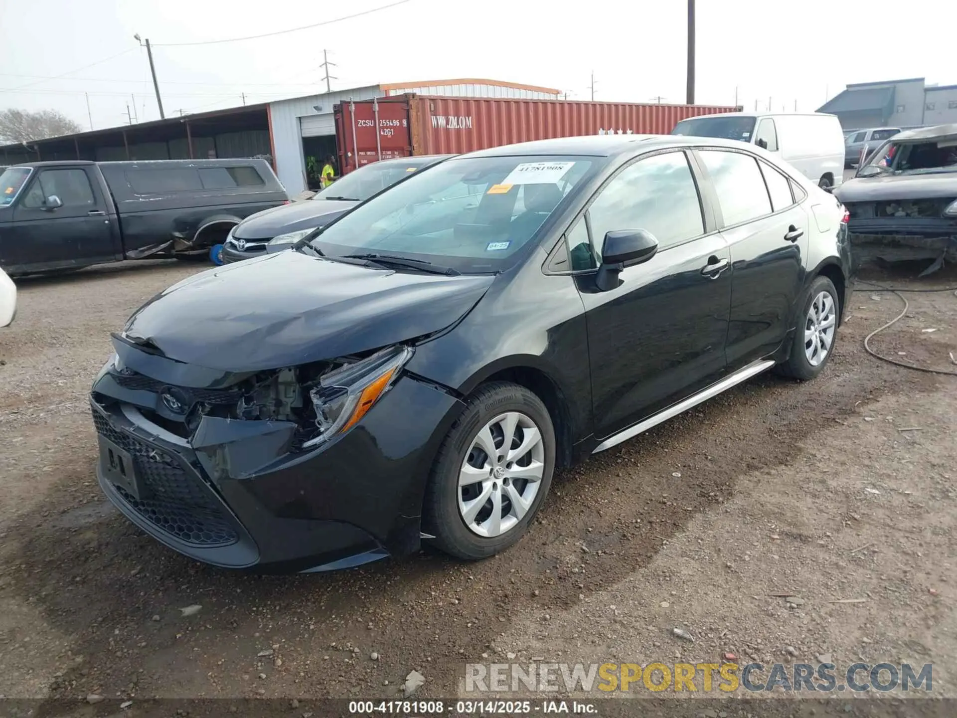 2 Photograph of a damaged car 5YFEPMAE1NP321920 TOYOTA COROLLA 2022