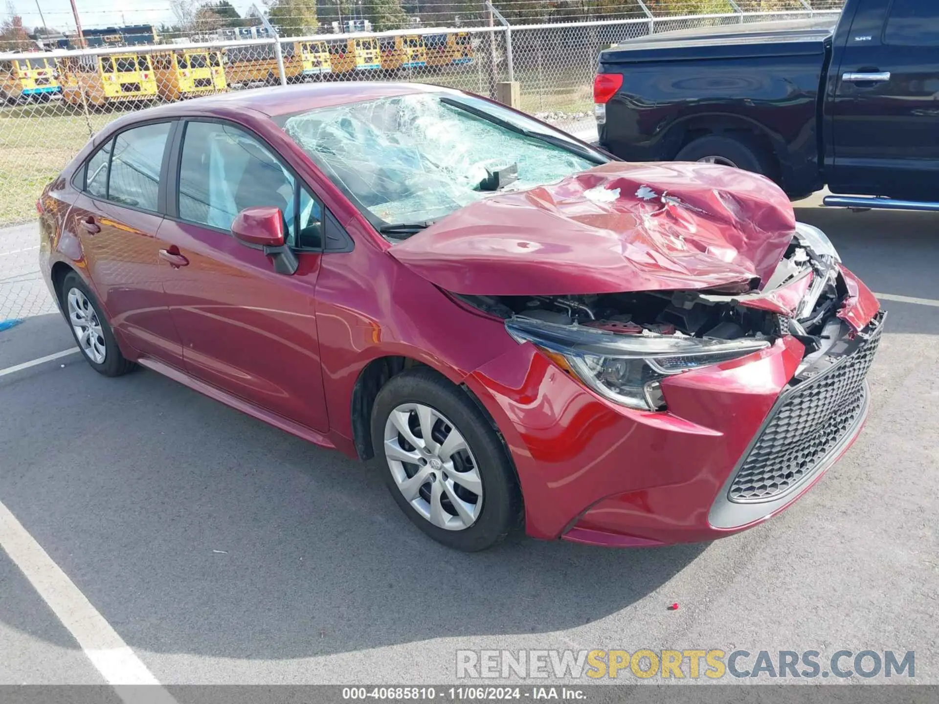 1 Photograph of a damaged car 5YFEPMAE1NP322212 TOYOTA COROLLA 2022