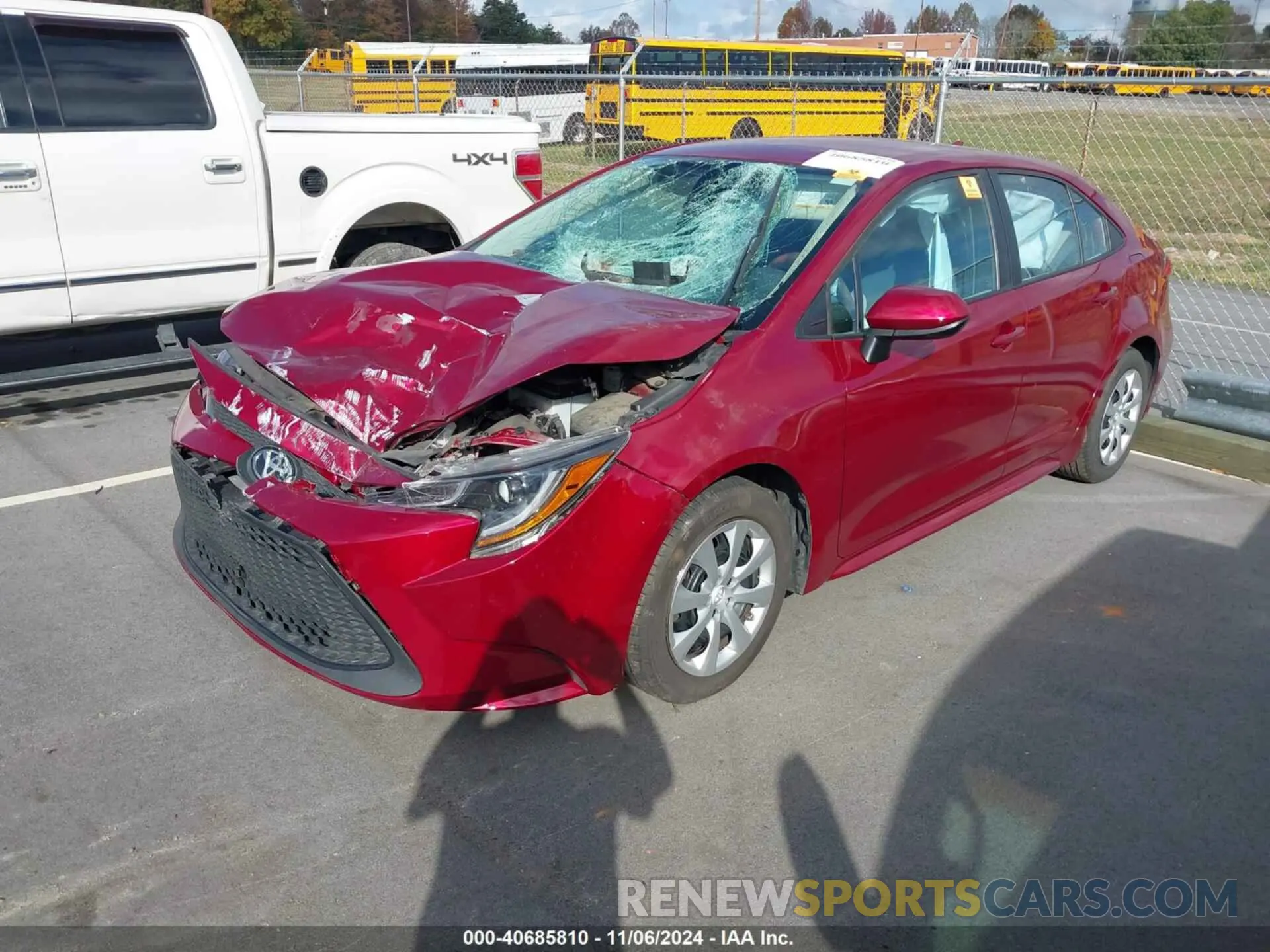 2 Photograph of a damaged car 5YFEPMAE1NP322212 TOYOTA COROLLA 2022