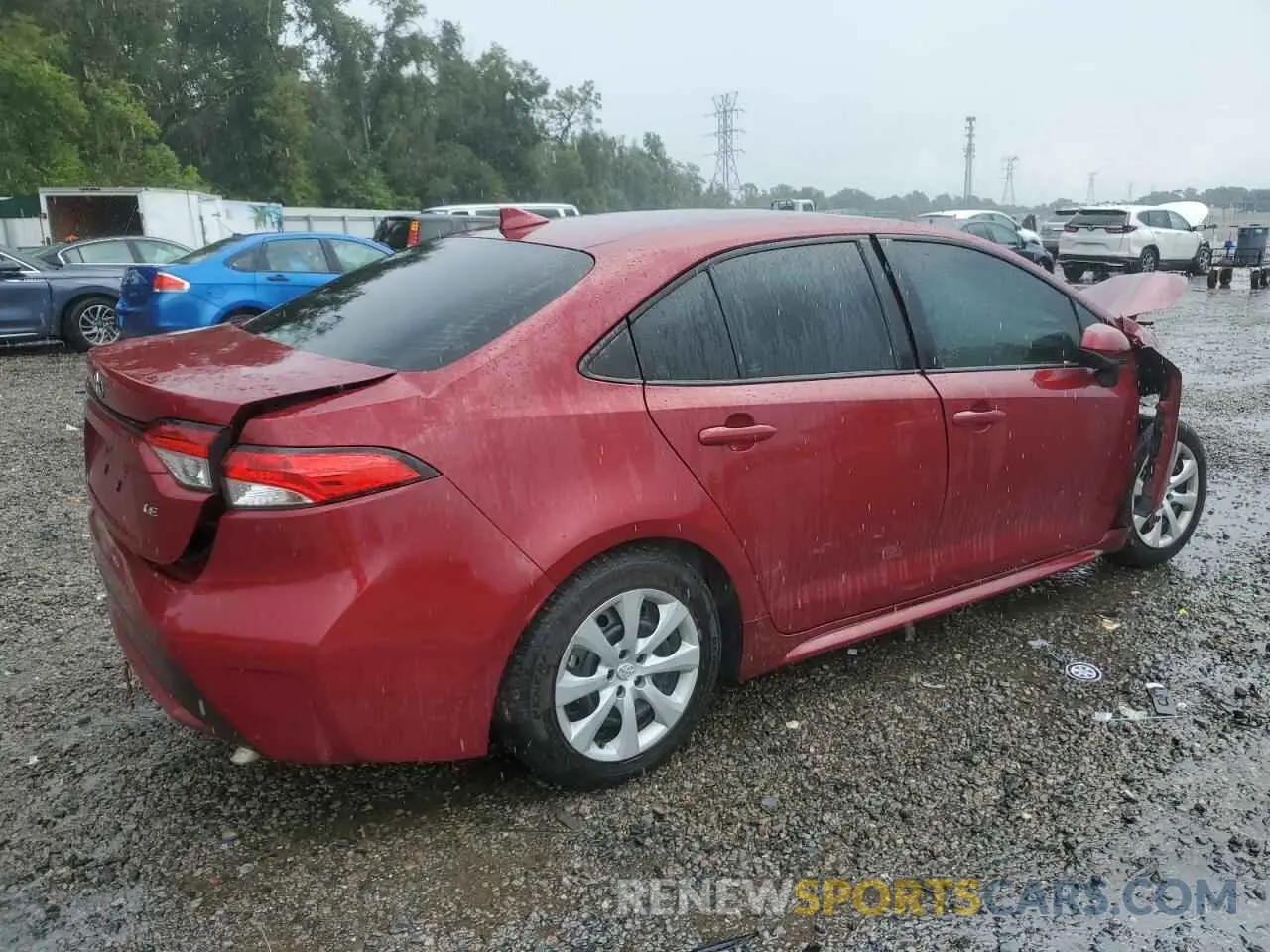 3 Photograph of a damaged car 5YFEPMAE1NP324669 TOYOTA COROLLA 2022