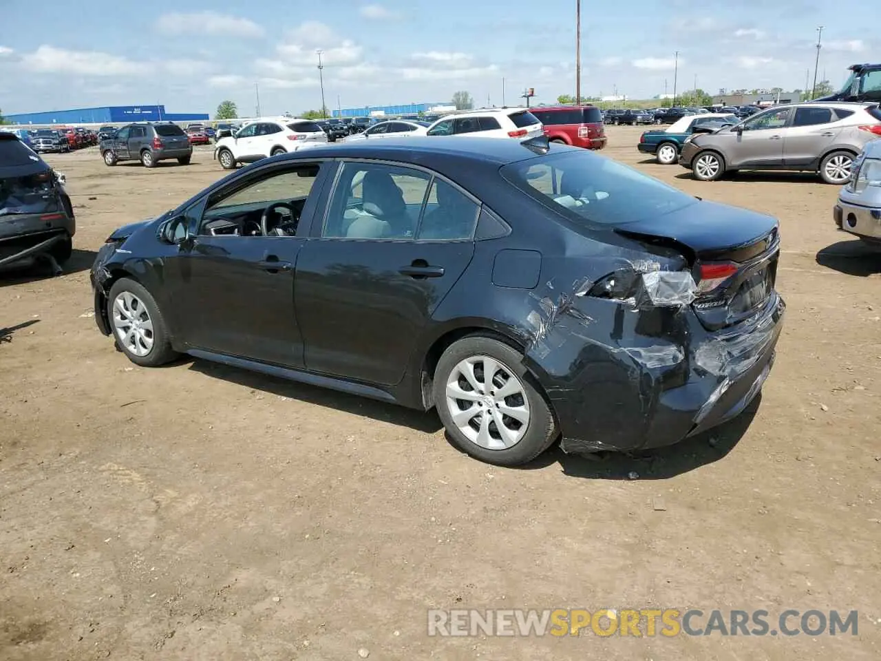 2 Photograph of a damaged car 5YFEPMAE1NP332657 TOYOTA COROLLA 2022
