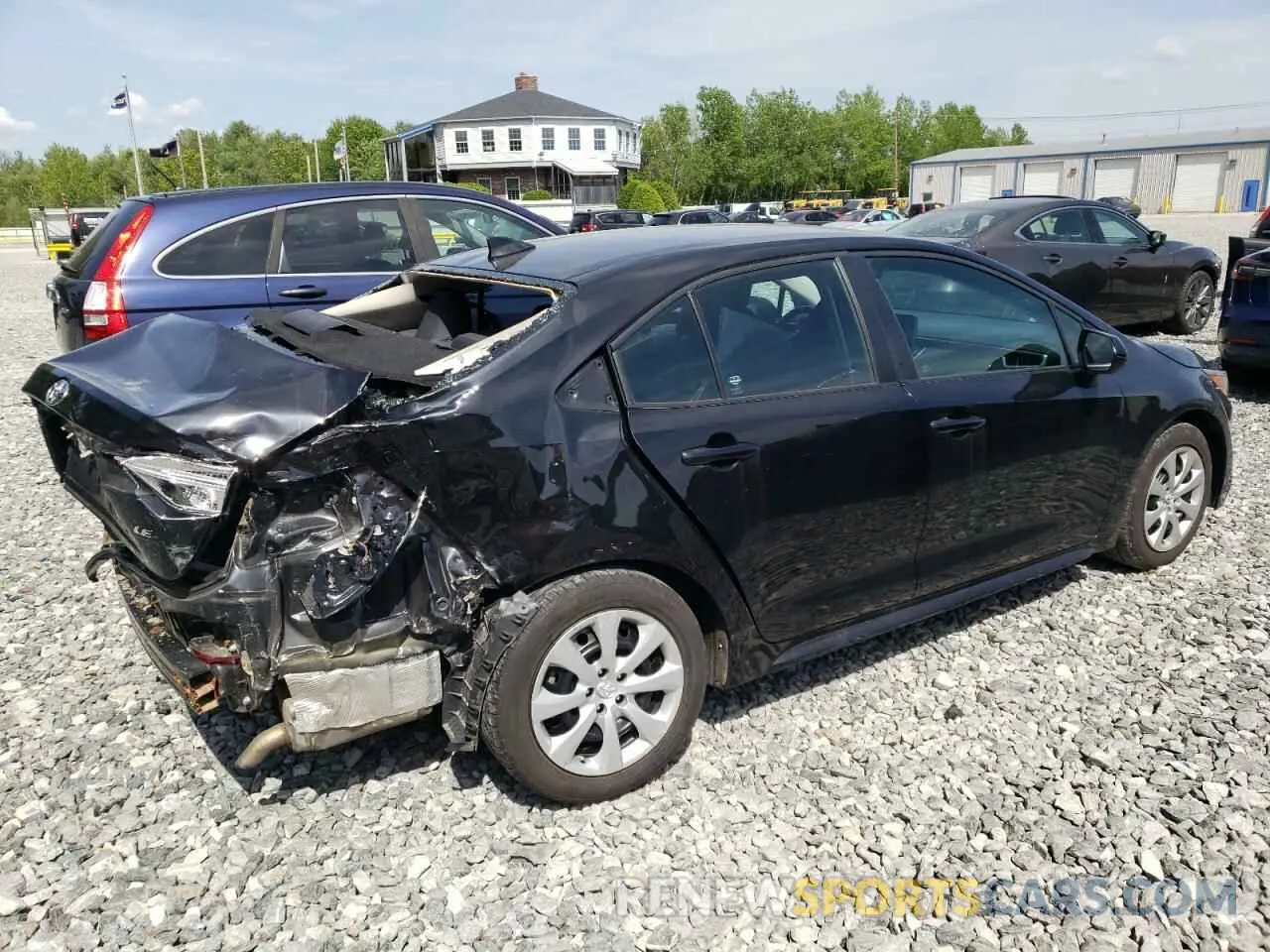 3 Photograph of a damaged car 5YFEPMAE1NP335655 TOYOTA COROLLA 2022