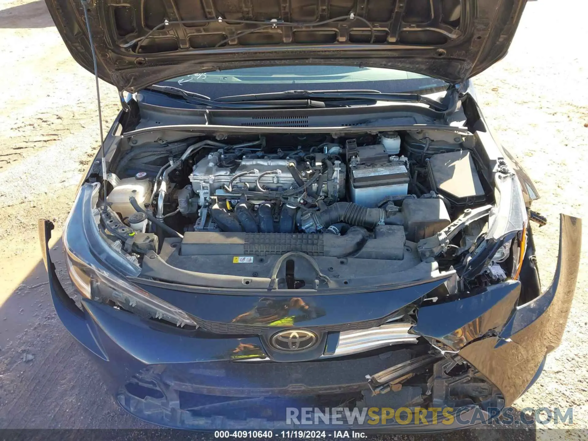 10 Photograph of a damaged car 5YFEPMAE1NP344419 TOYOTA COROLLA 2022