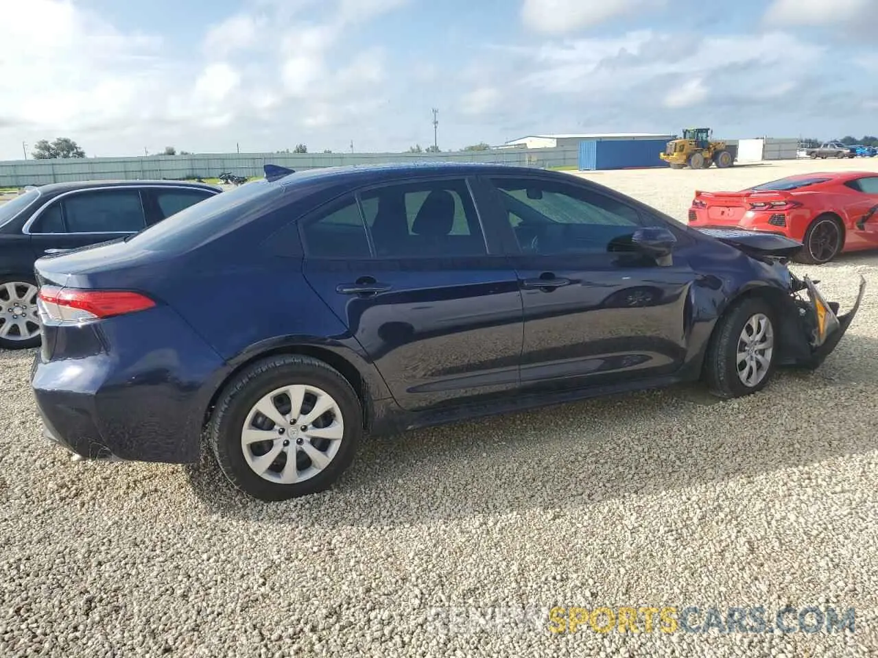 3 Photograph of a damaged car 5YFEPMAE1NP348650 TOYOTA COROLLA 2022