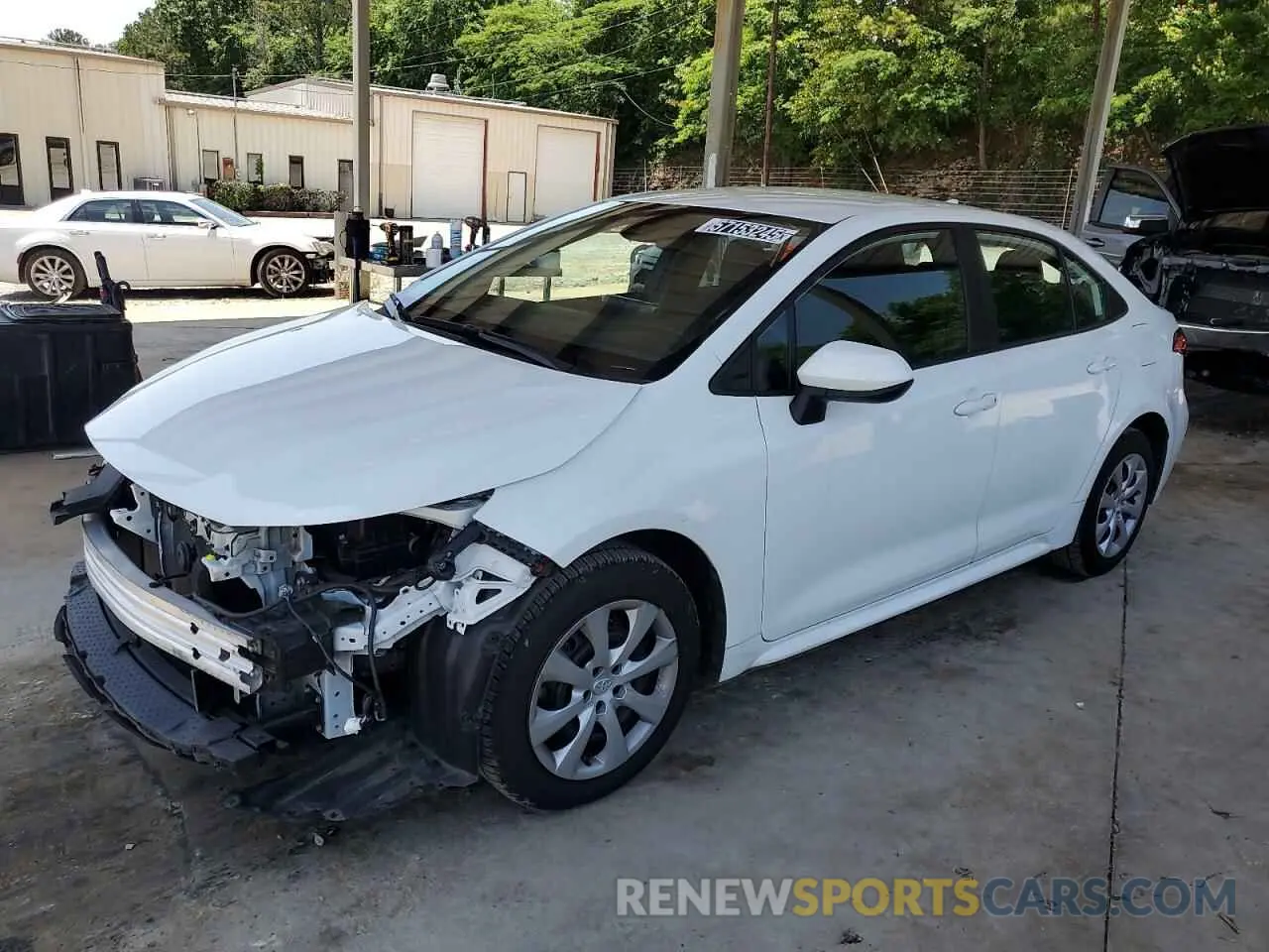 1 Photograph of a damaged car 5YFEPMAE1NP369403 TOYOTA COROLLA 2022
